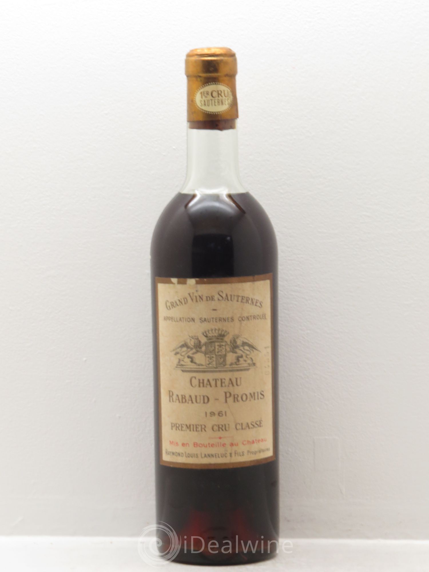 Château Rabaud Promis 1er Grand Cru Classé 1961 - Posten von 1 Flasche - 0
