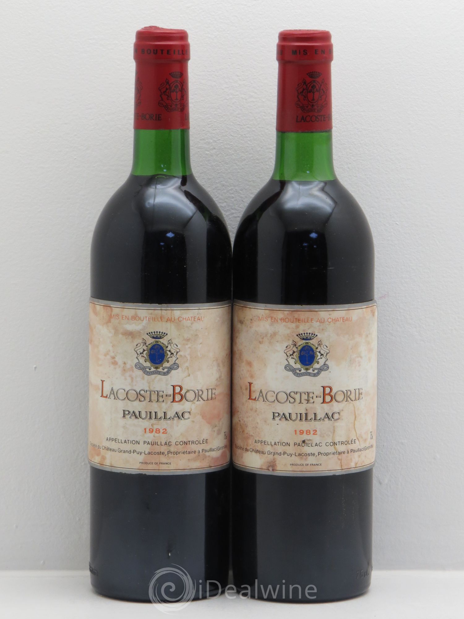 Lacoste Borie 1982 - Lot de 2 bouteilles - 0