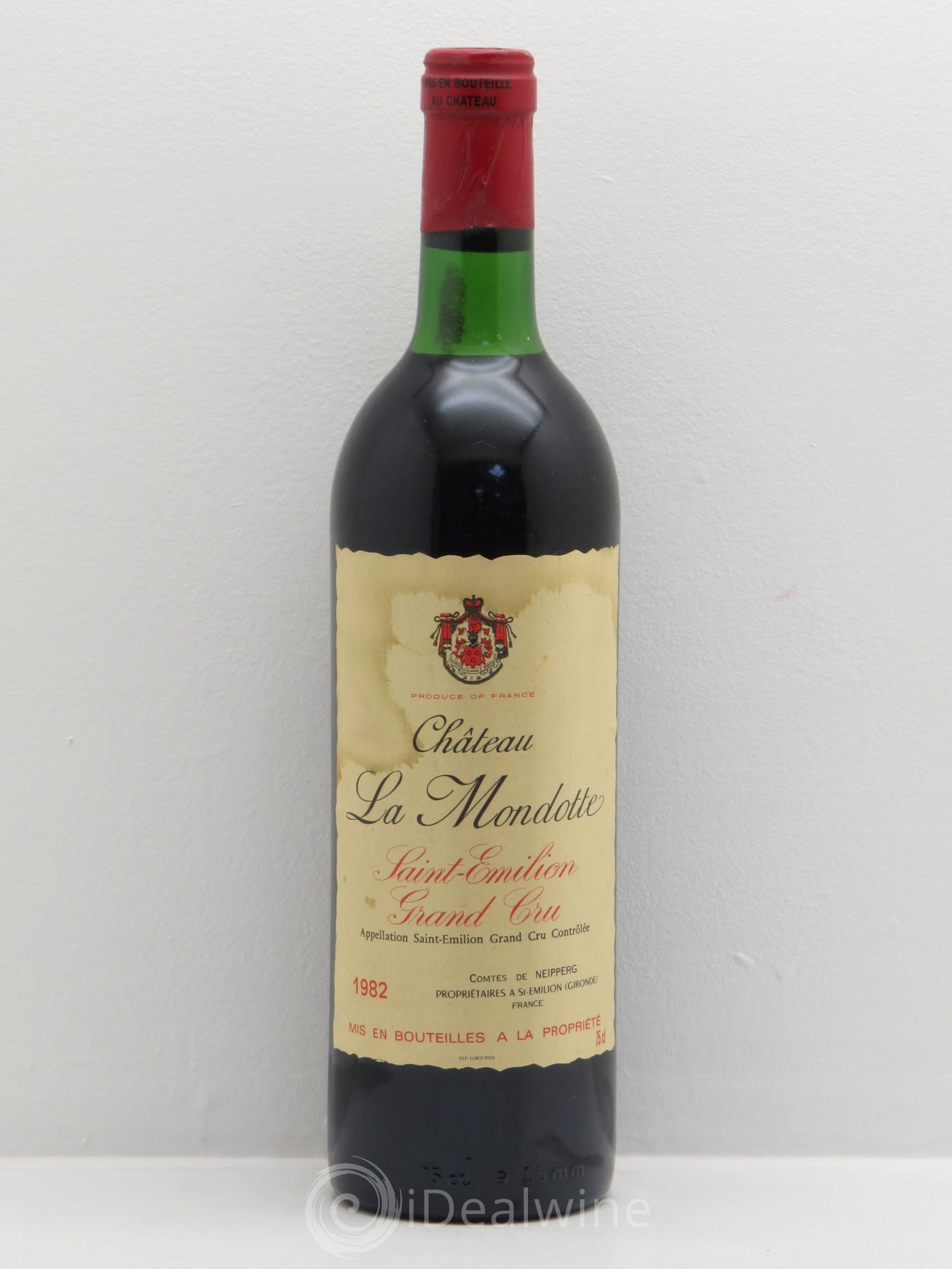 La Mondotte 1er Grand Cru Classé B depuis 2012 1982 - Lot de 1 bouteille - 0