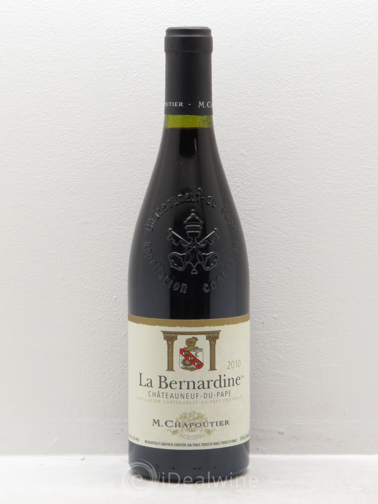 Châteauneuf-du-Pape La Bernardine Chapoutier 2010 - Lot de 1 bouteille - 0