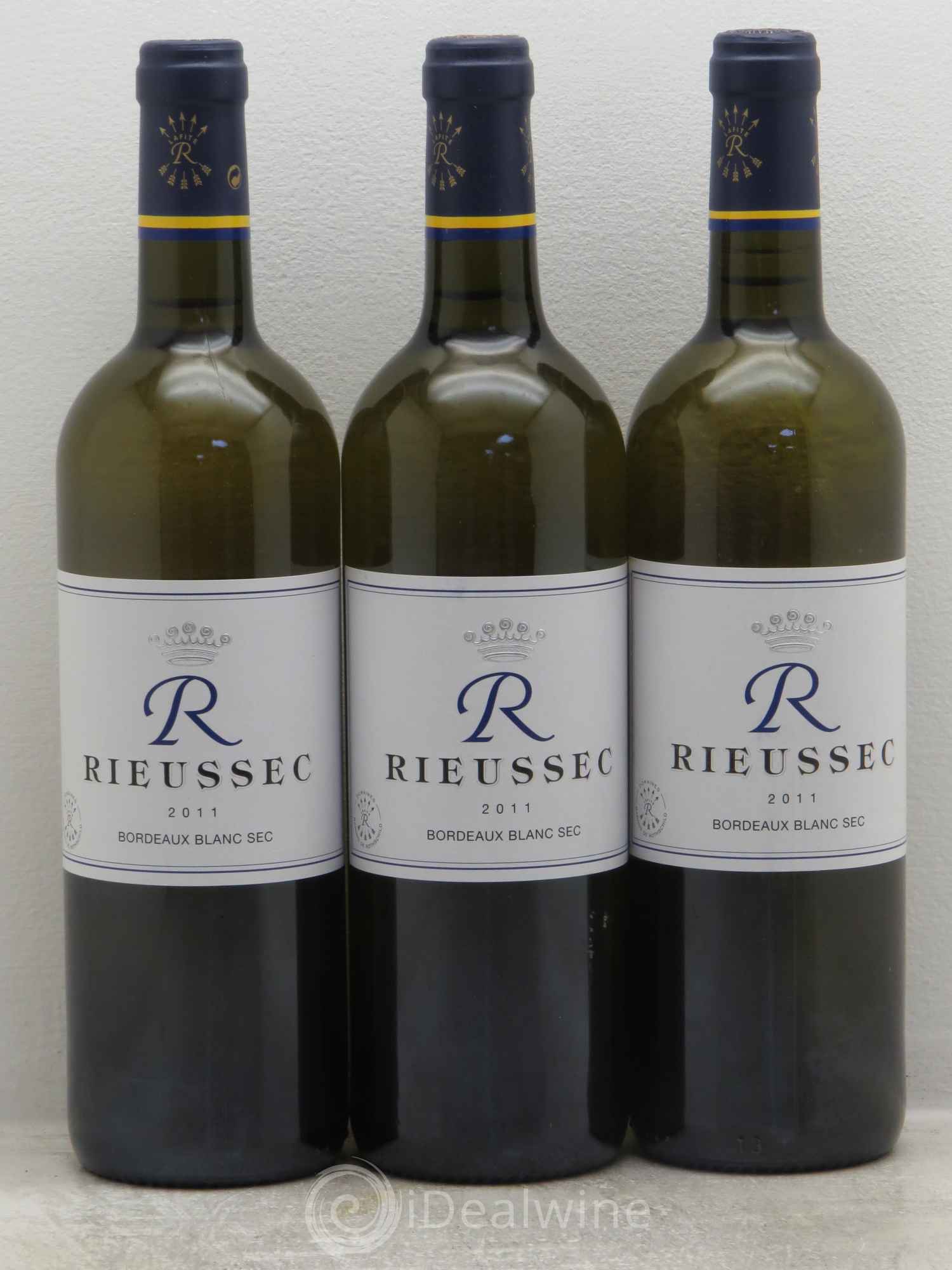 Graves r de rieussec 2011 - Posten von 3 Flaschen - 0