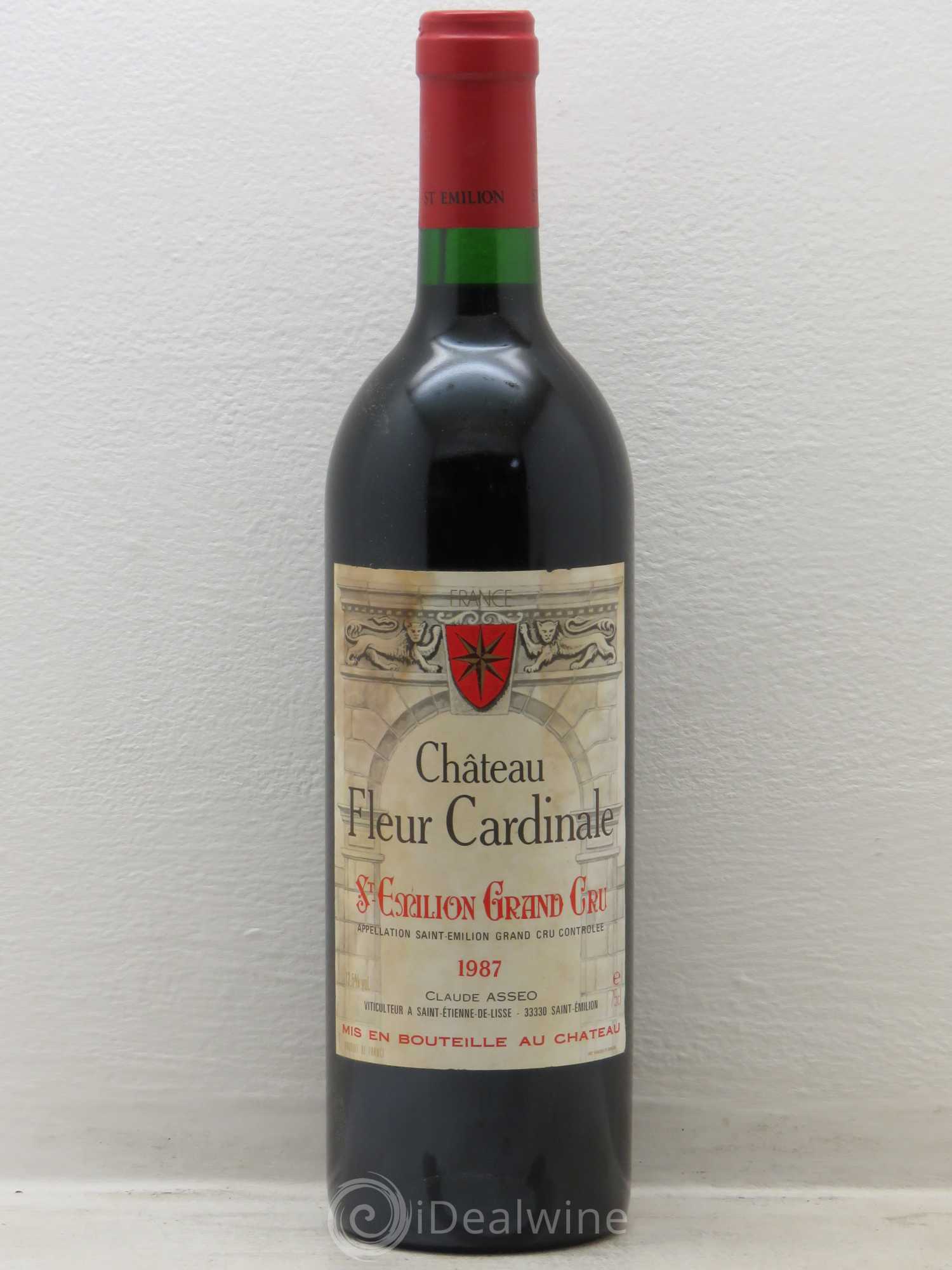 Château Fleur Cardinale Grand Cru Classé 1987 - Lot de 1 bouteille - 0