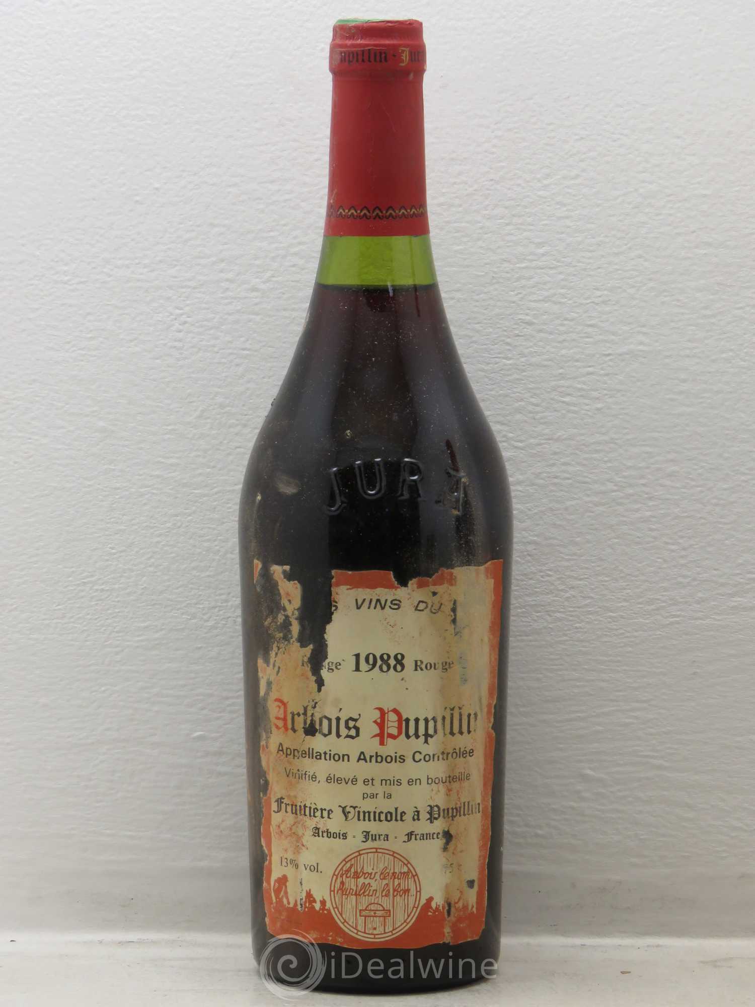 Arbois Pupillin Fruitière vinicole 1988 - Posten von 6 Flaschen - 0