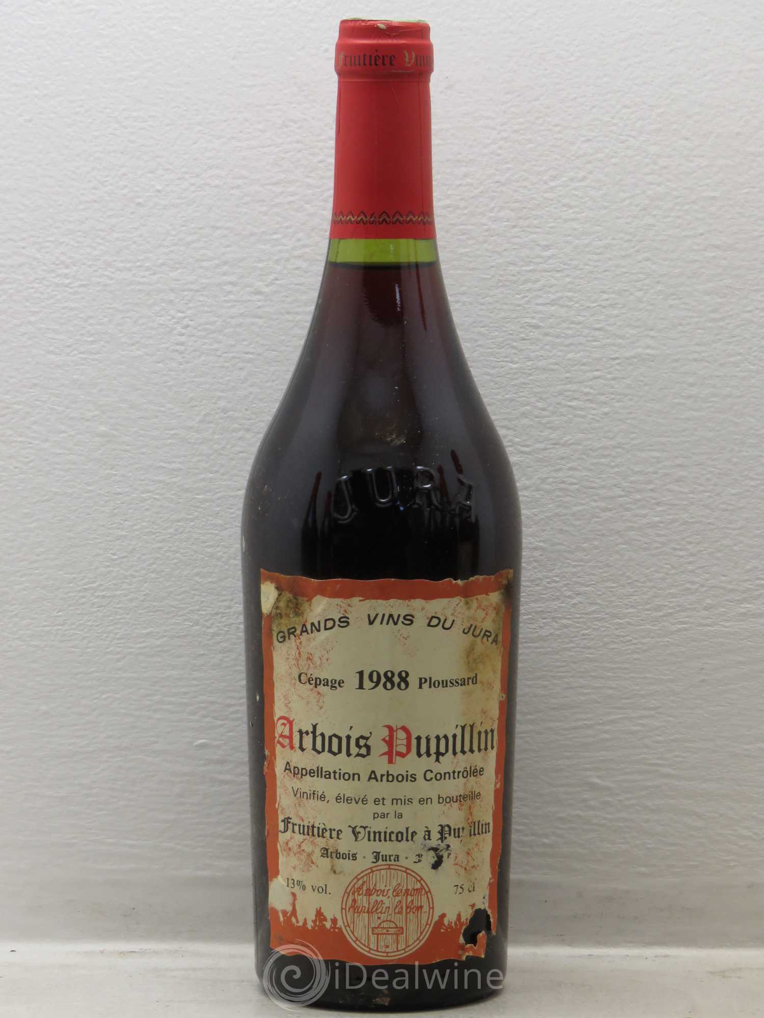 Arbois Pupillin Fruitière vinicole poulsard 1988 - Posten von 6 Flaschen - 0