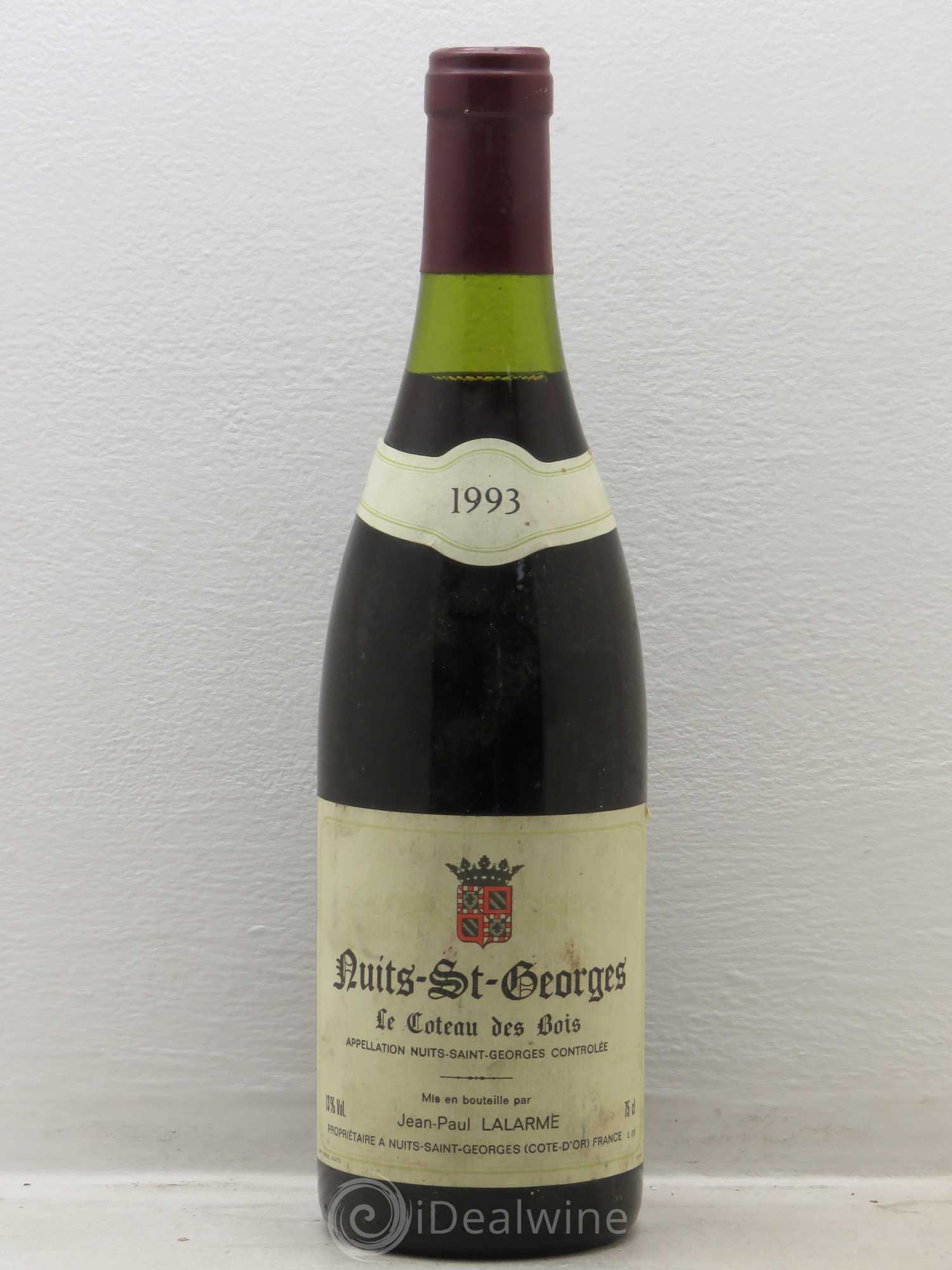 Hautes-Côtes de Nuits Domaine Bonnardot 1993 - Lot de 1 bouteille - 0