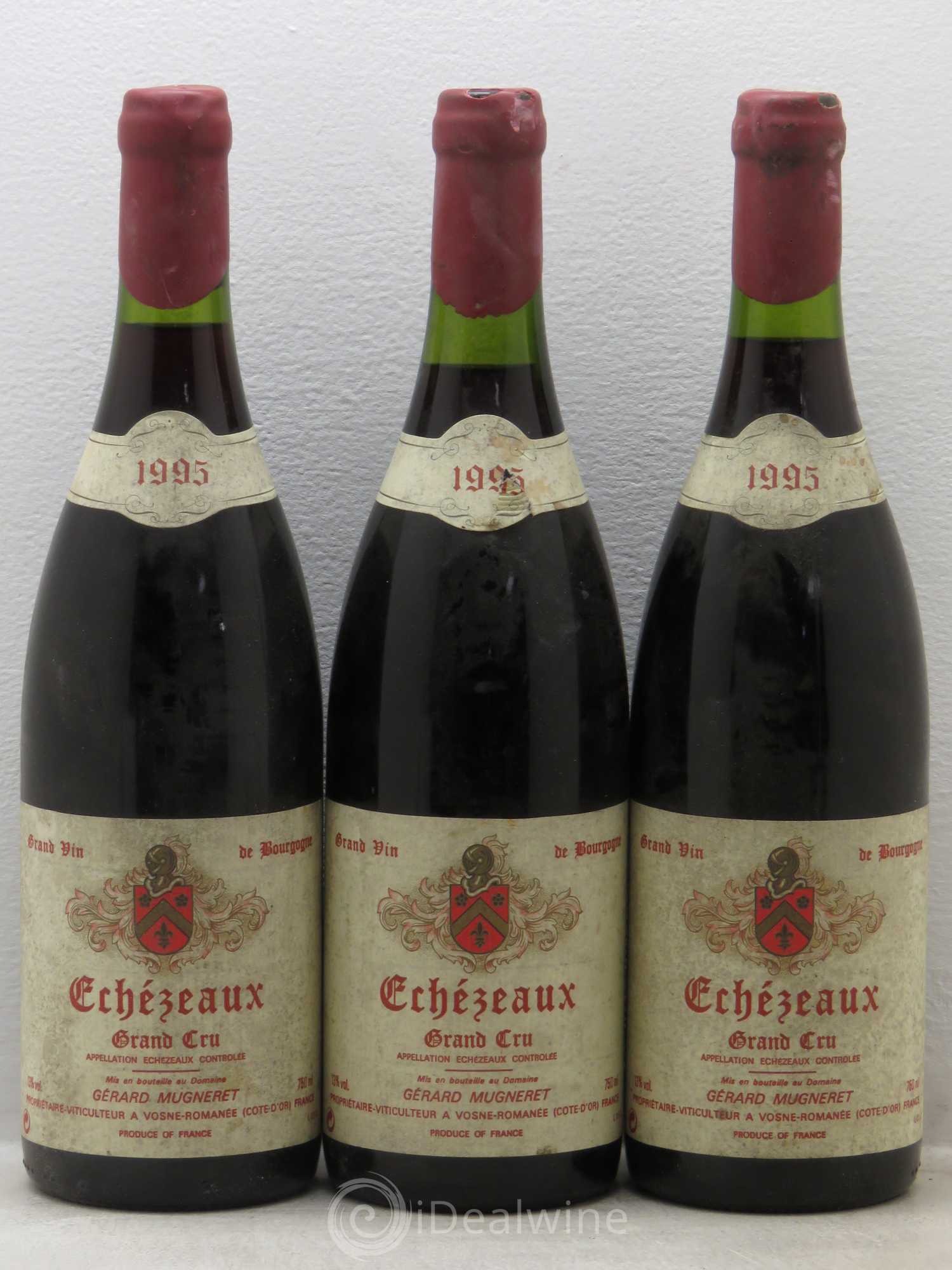 Echezeaux Grand Cru Domaine Gérard MUgneret 1995 - Posten von 3 Flaschen - 0