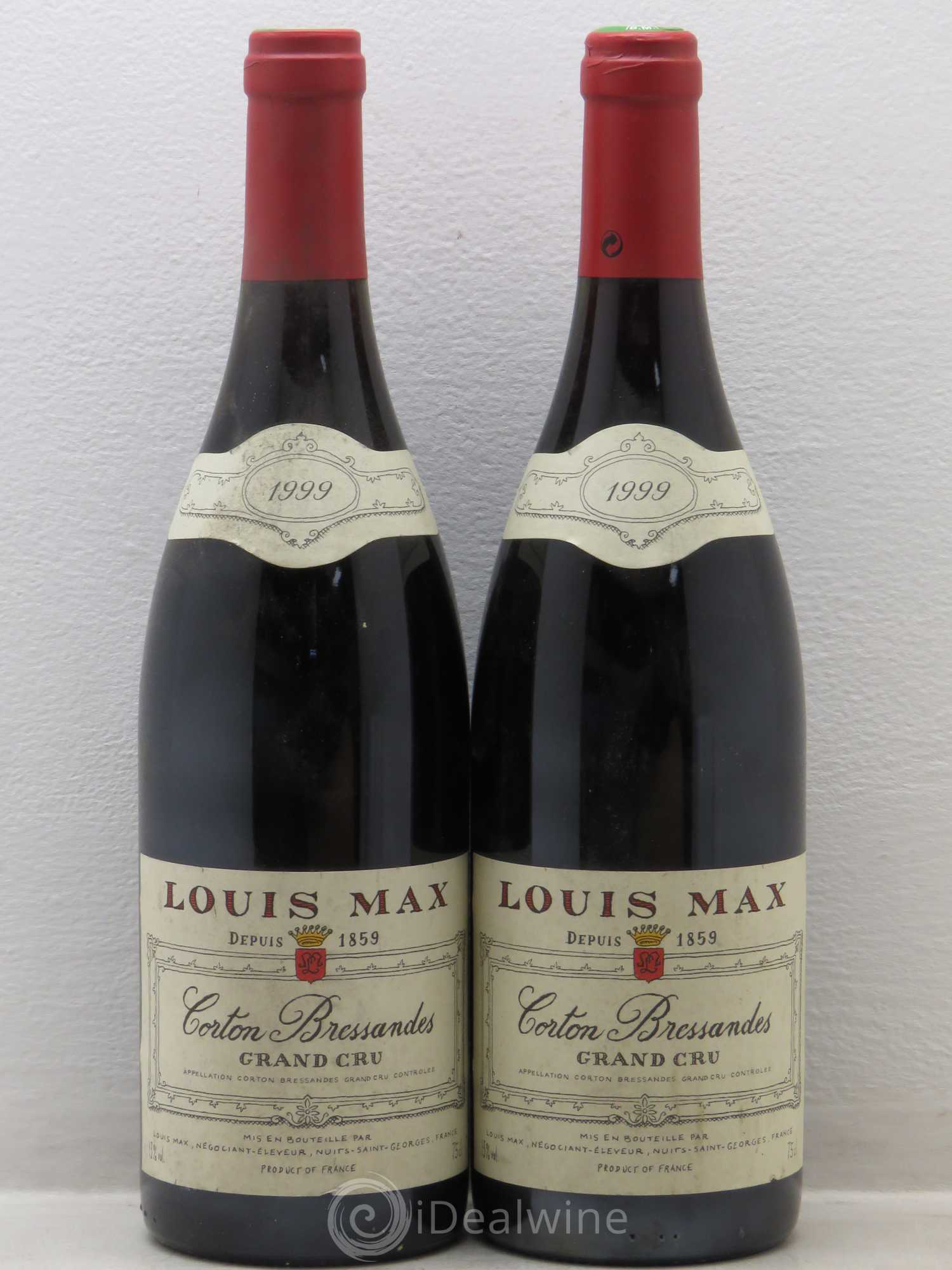 Corton Grand Cru Louis Max 1999 - Lot de 2 bouteilles - 0