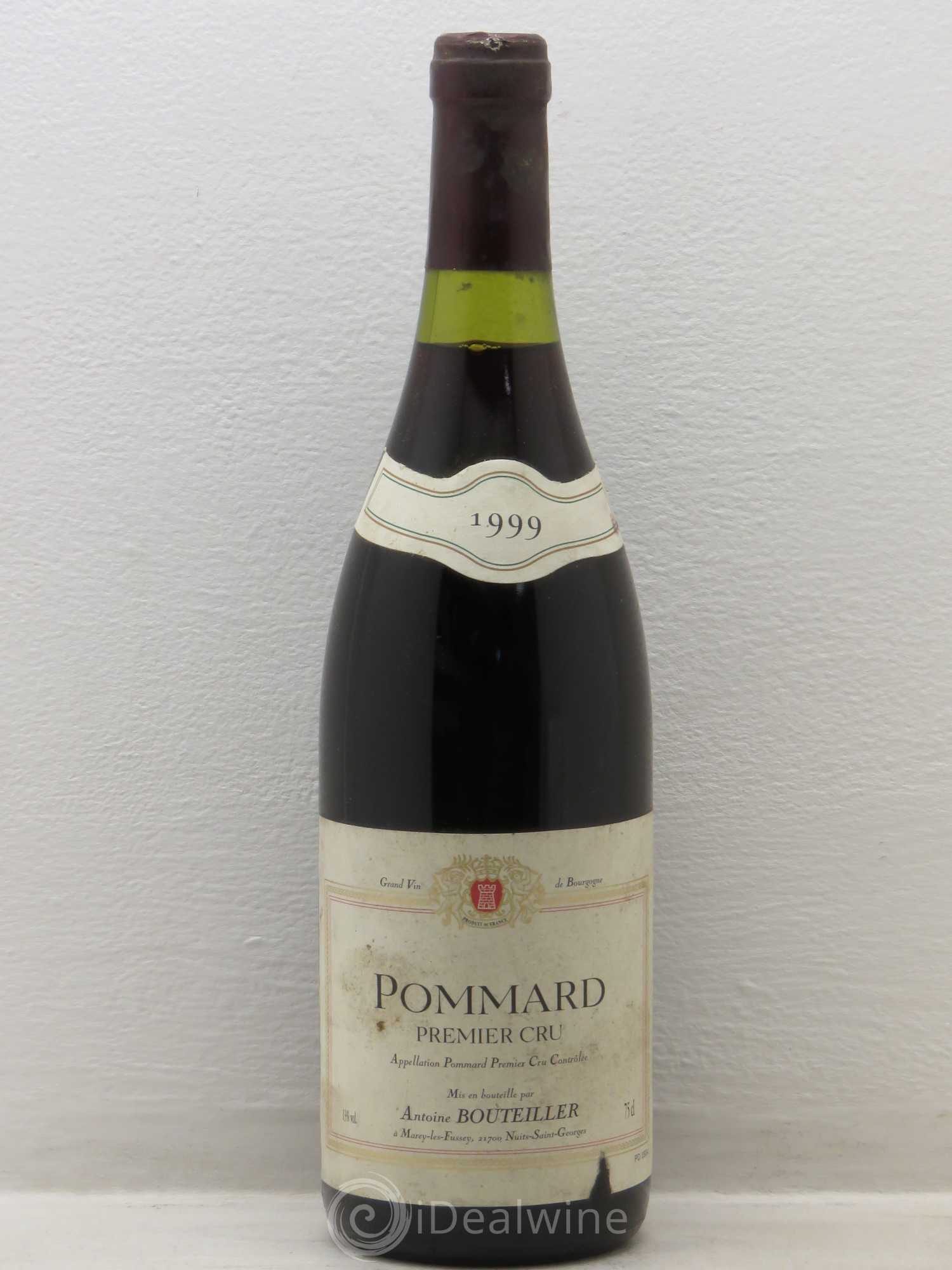 Pommard 1er Cru Antoine Bouteiller 1999 - Lot de 1 bouteille - 0
