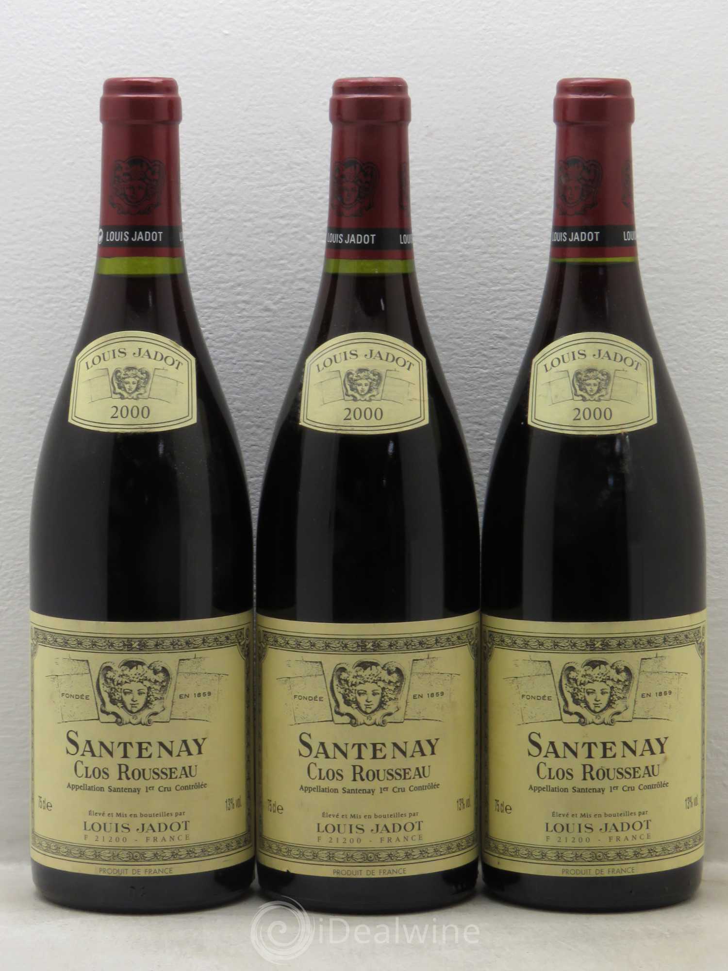 Santenay 1er Cru 2000 - Lot de 3 bouteilles - 0