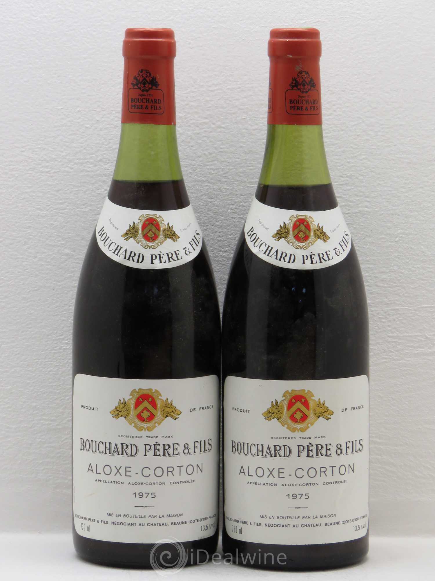 Aloxe-Corton Domaine Bouchard père et fils 1975 - Posten von 2 Flaschen - 0