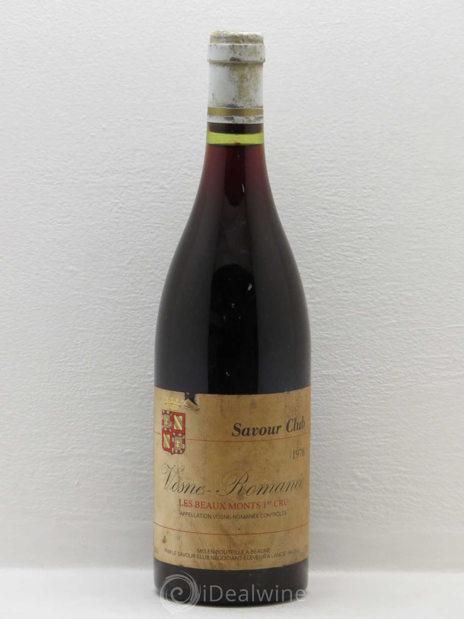 Vosne-Romanée 1er Cru Les Beaux Monts Savour Club 1976 - Posten von 1 Flasche - 0