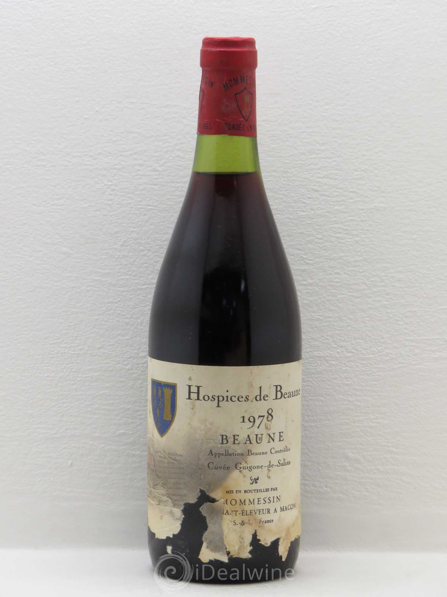 Beaune 1er Cru Hospices de Beaune Cuvée Guigone de Salin - Mise Mommessin 1978 - Posten von 1 Flasche - 0