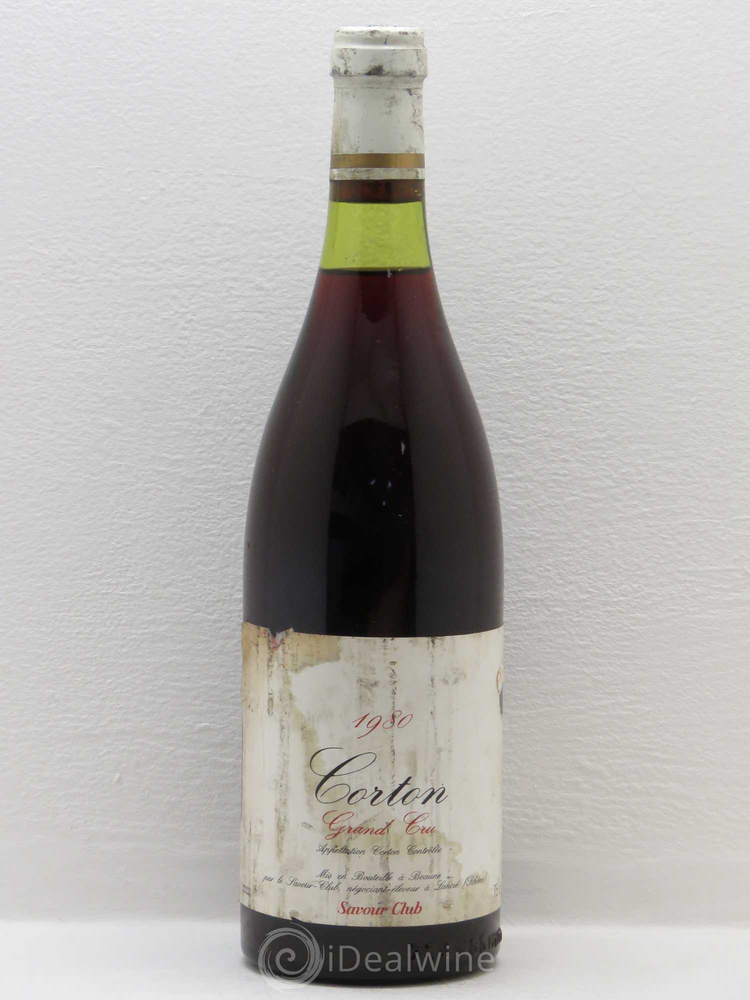 Corton Grand Cru Savour Club 1980 - Lot de 1 bouteille - 0