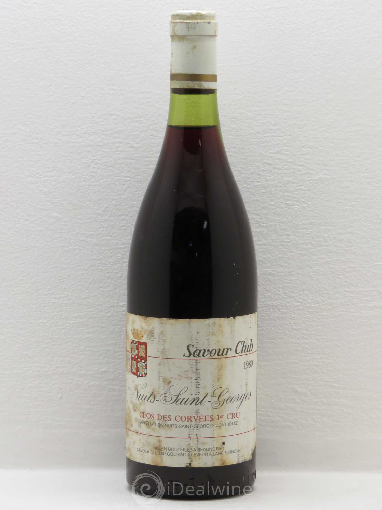 Nuits-Saint-Georges 1er Cru Clos Des Corvées Savour Club 1980 - Posten von 1 Flasche - 0
