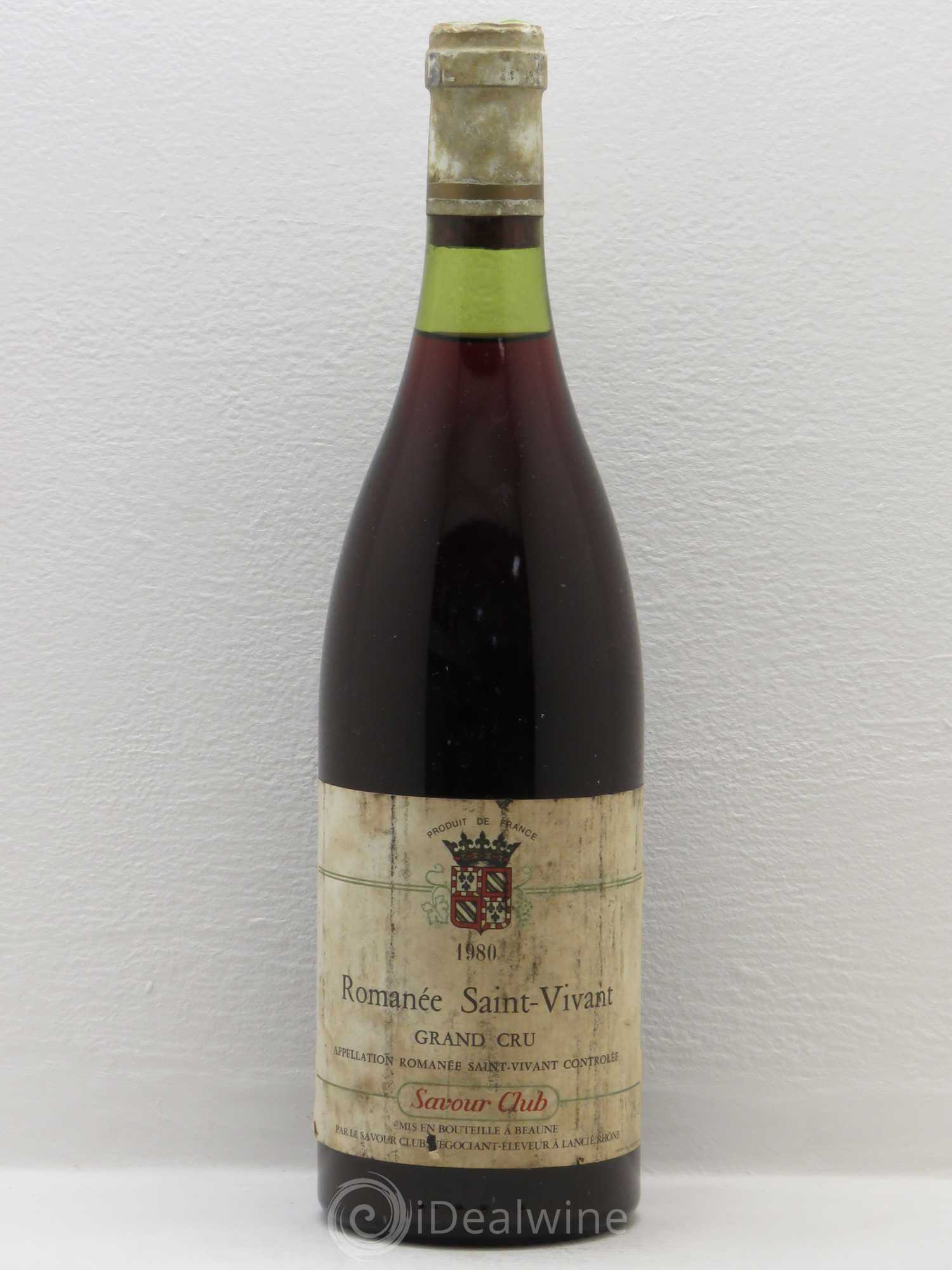 Romanée-Saint-Vivant Grand Cru Savour Club 1980 - Lot de 1 bouteille - 0