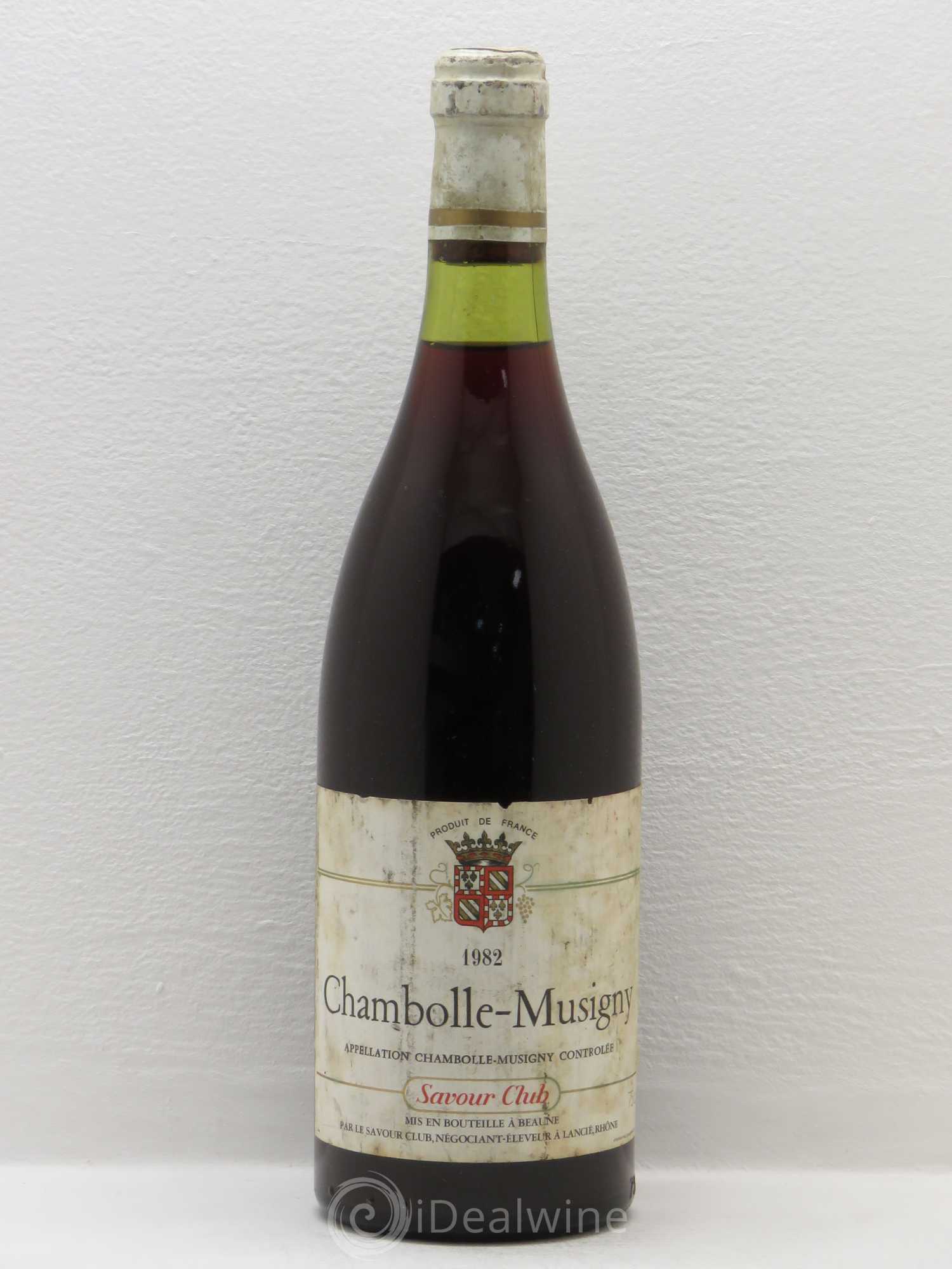 Chambolle-Musigny Savour Club 1982 - Lot de 1 bouteille - 0