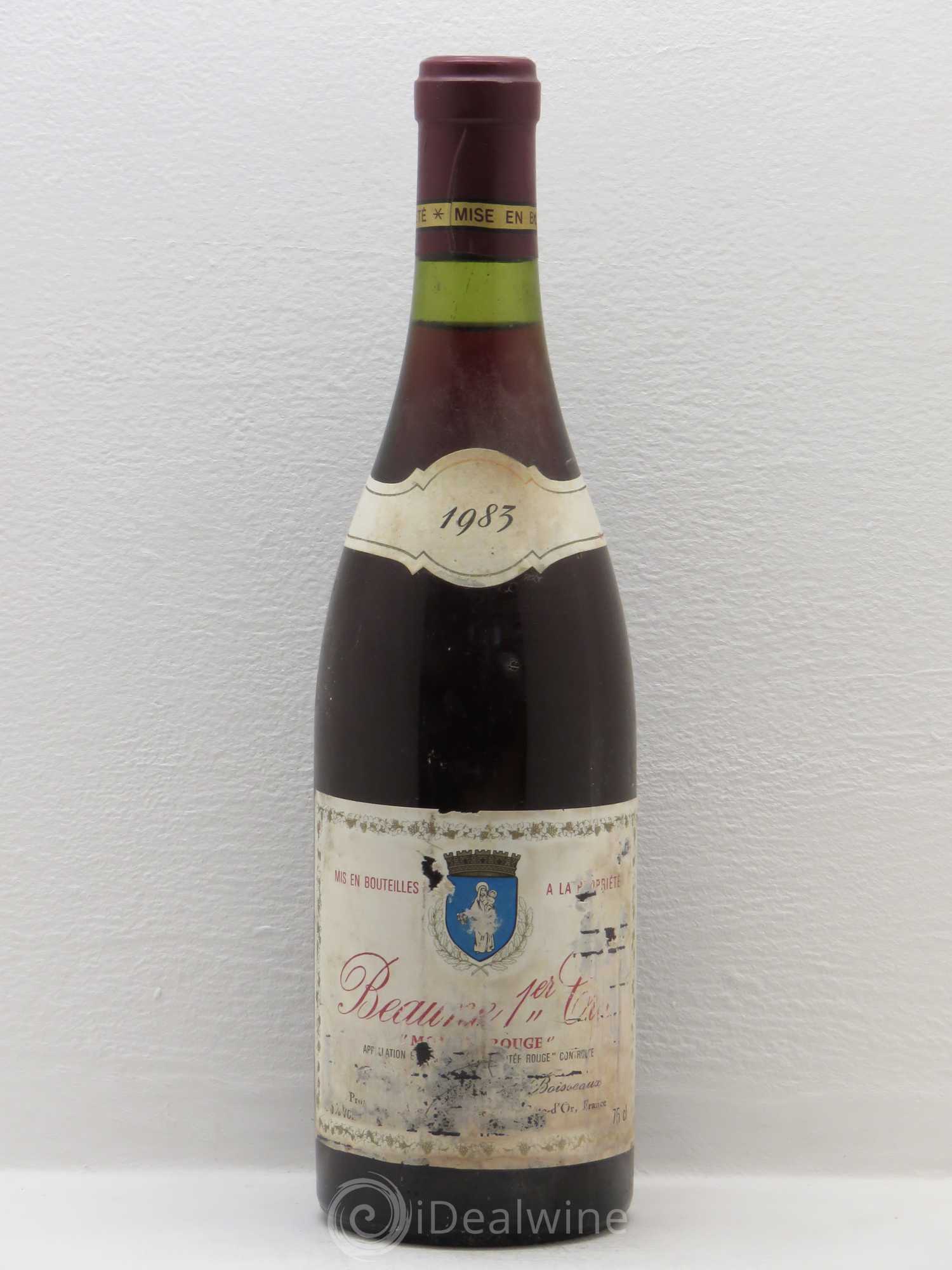 Beaune 1er Cru Montée Domaine Boisseaux 1983 - Posten von 1 Flasche - 0