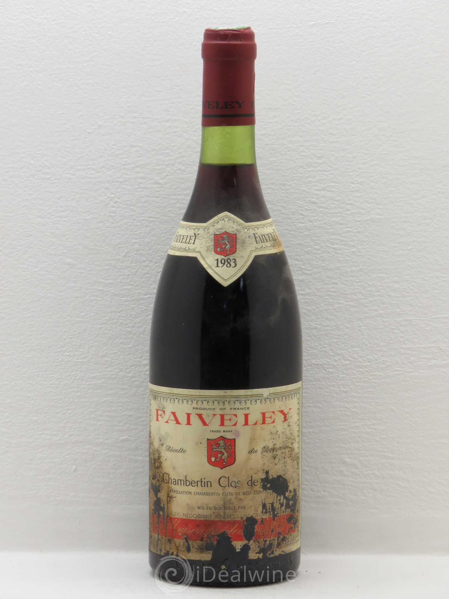 Chambertin Clos de Bèze Grand Cru Faiveley 1983 - Lot de 1 bouteille - 0