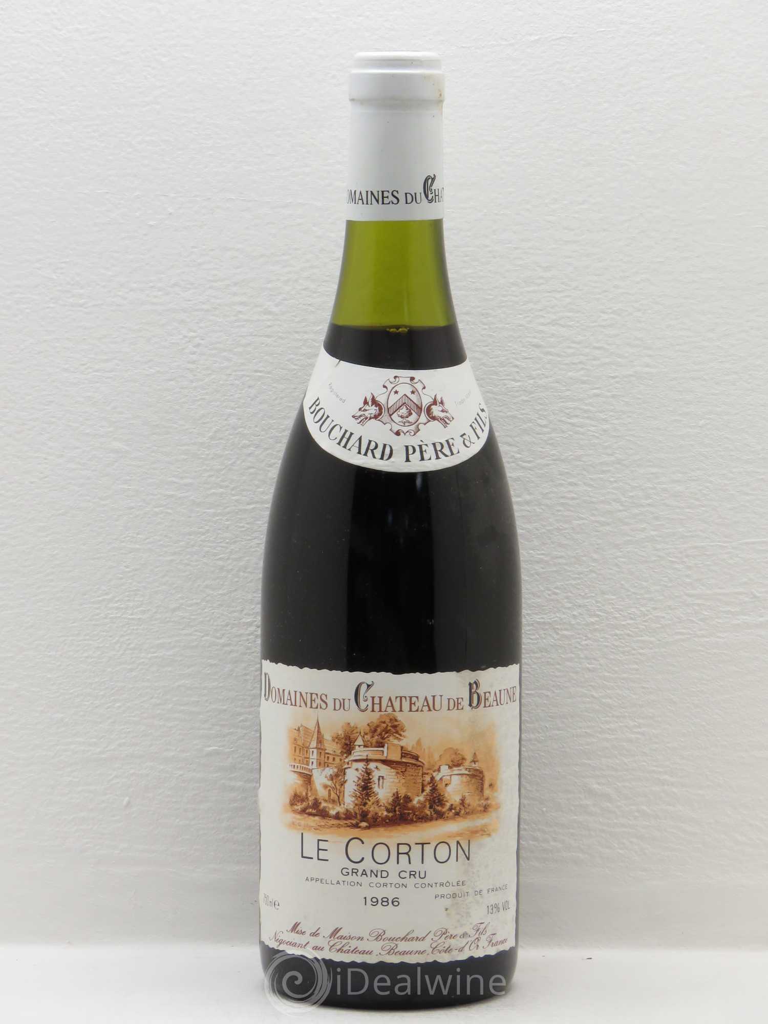 Corton Grand Cru Le Corton Bouchard Père & Fils 1986 - Lot de 1 bouteille - 0