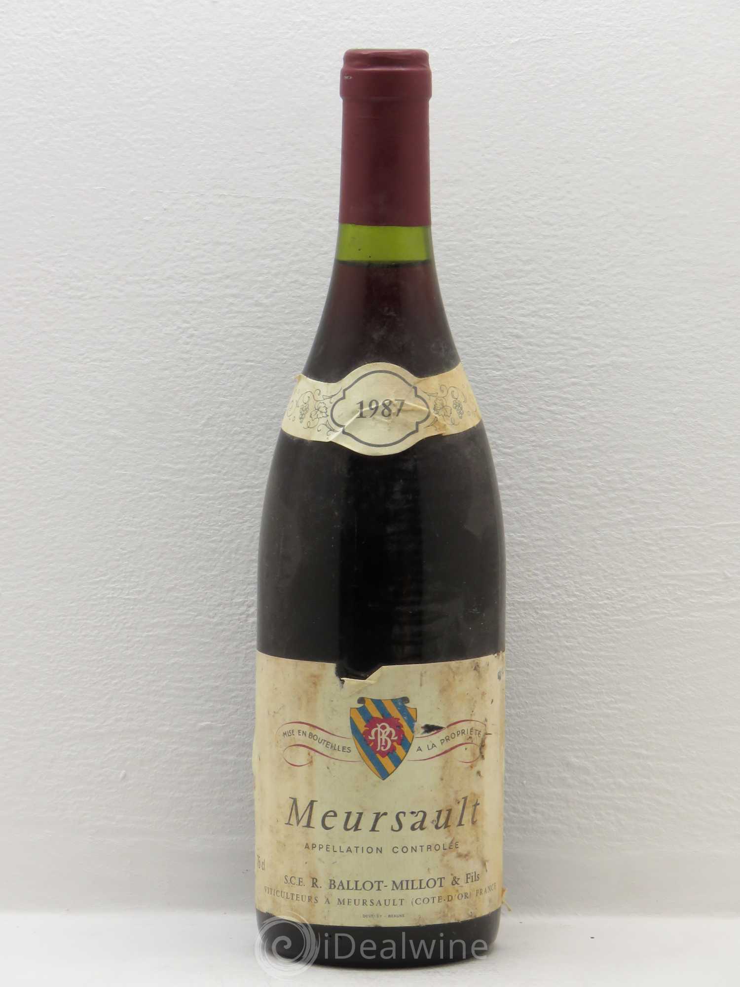 Meursault Ballot Millot 1987 - Posten von 1 Flasche - 0