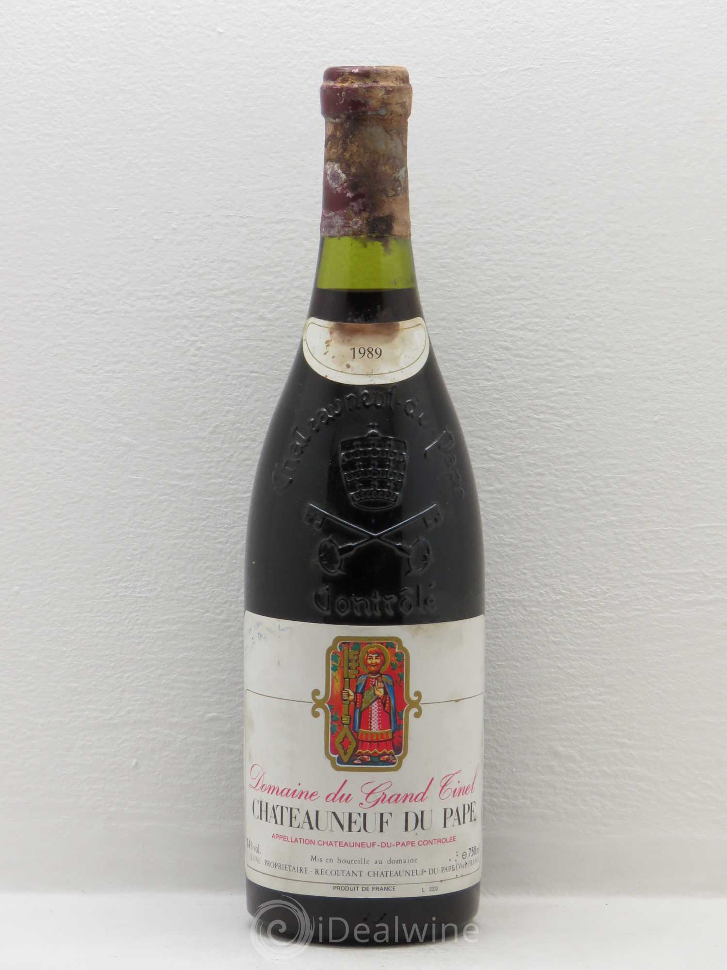 Châteauneuf-du-Pape Domaine du Grand Tinel 1989 - Lot de 1 bouteille - 0
