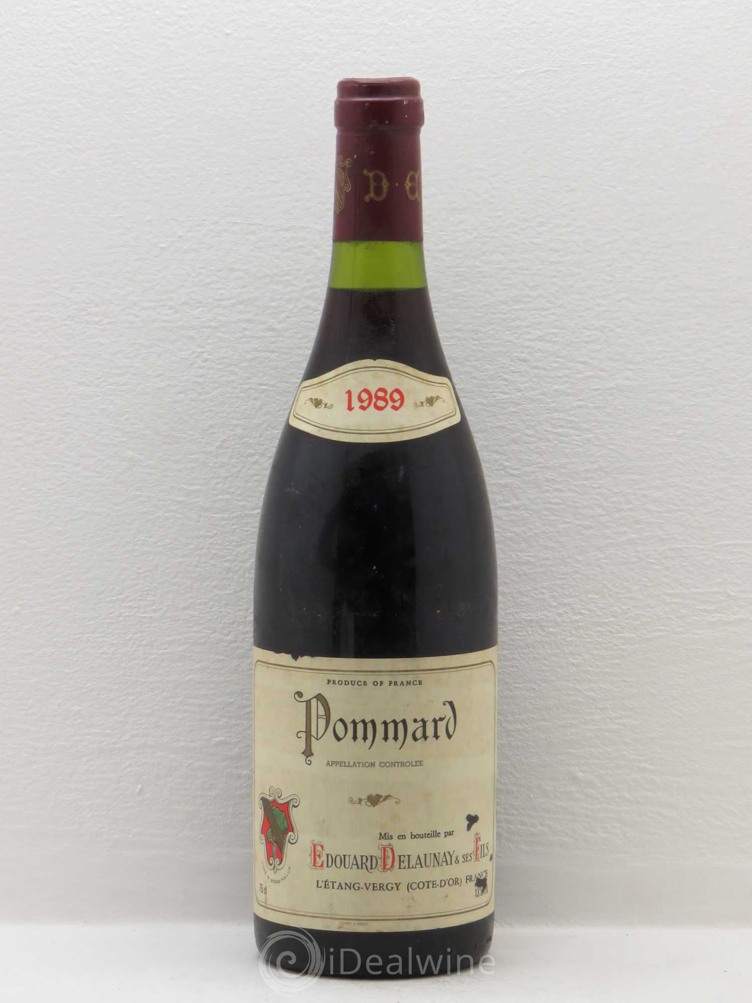 Pommard Domaine Ed. Delaunay 1989 - Posten von 1 Flasche - 0