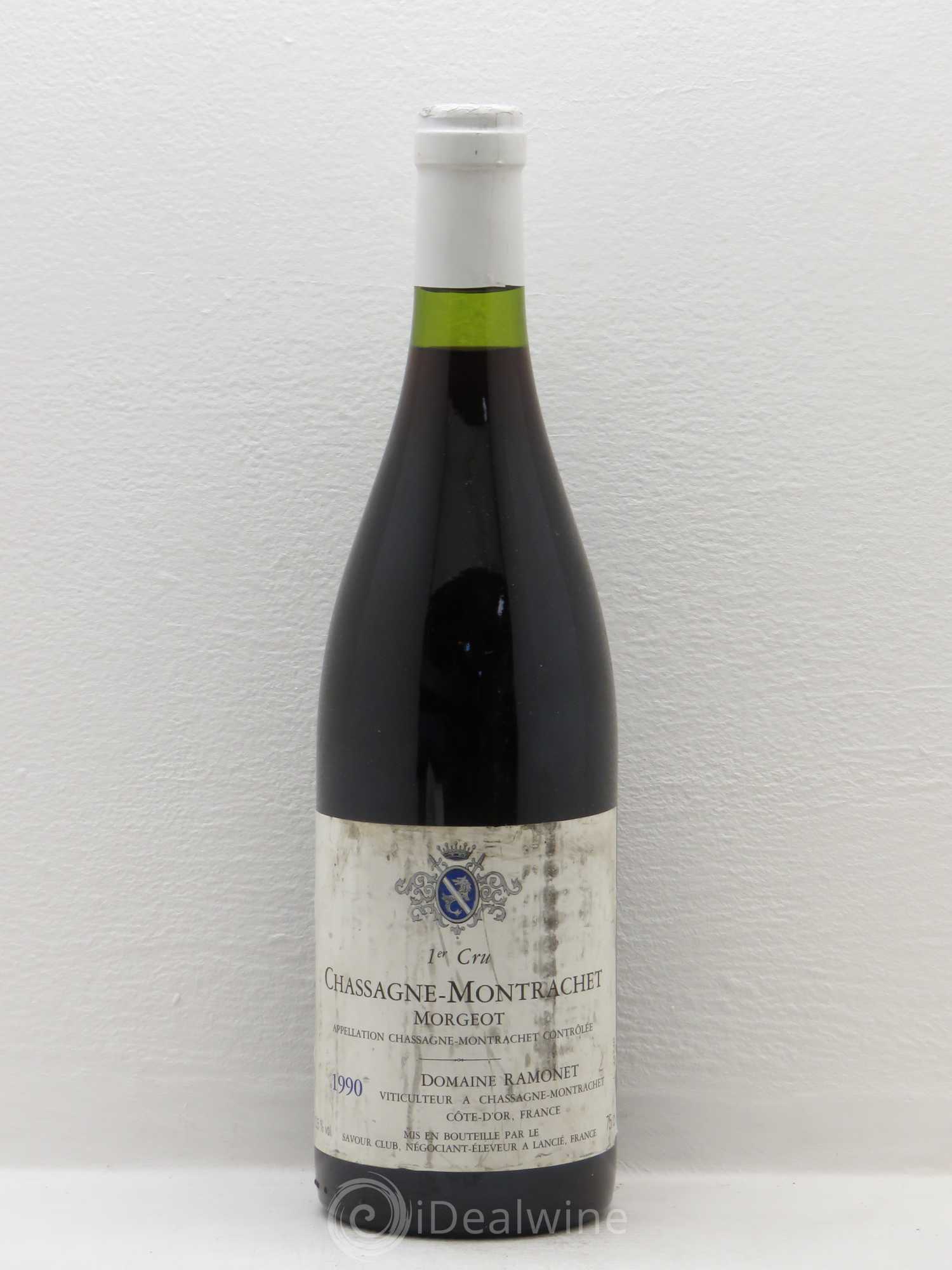 Chassagne-Montrachet 1er Cru Morgeot 1990 - Lot de 1 bouteille - 0