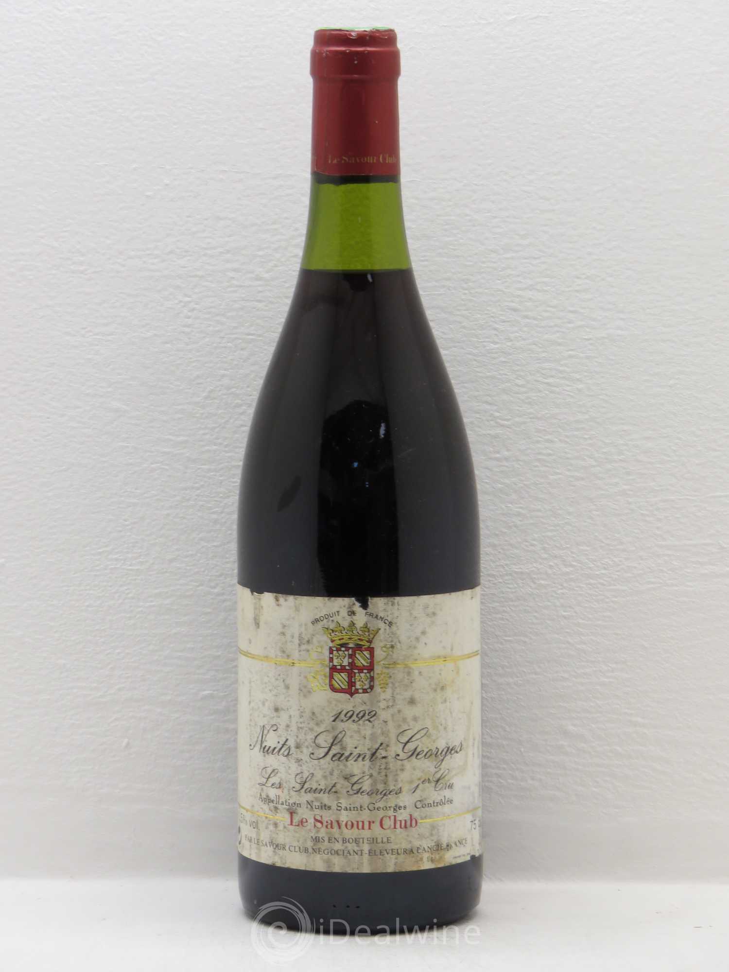 Nuits-Saint-Georges 1er Cru Les Saints Georges Savour Club 1992 - Posten von 1 Flasche - 0