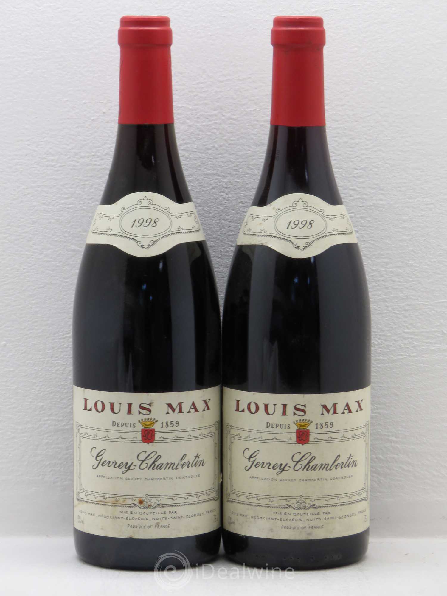 Gevrey-Chambertin Louis Max 1998 - Lot de 2 bouteilles - 0