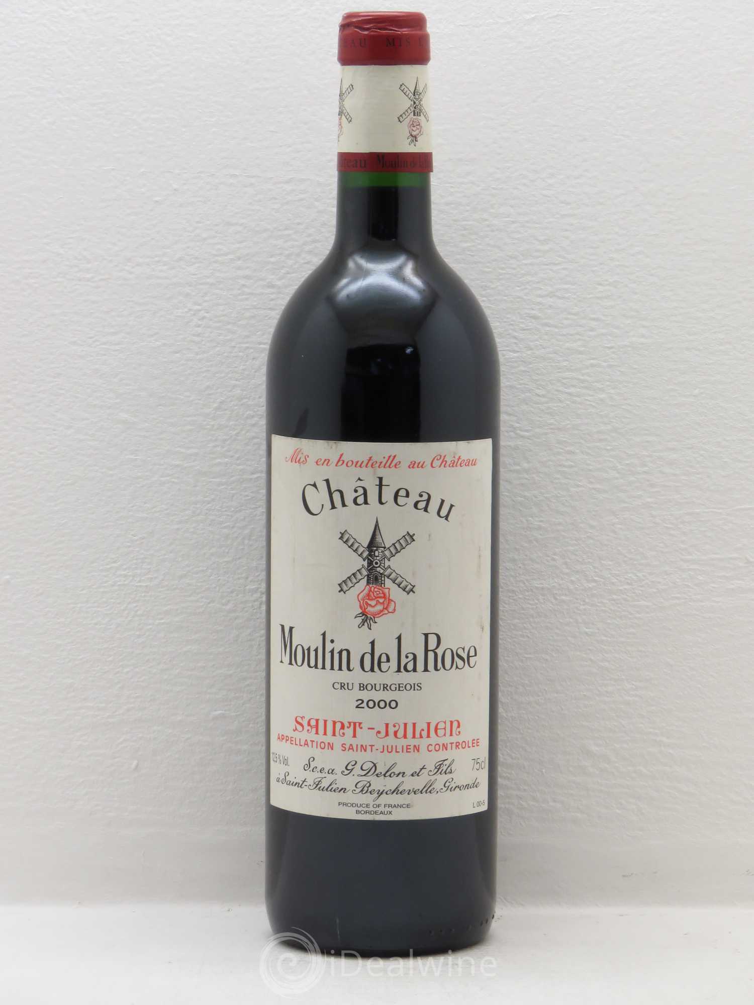 Château Moulin de la Rose Cru Bourgeois (senza prezzo di riserva) 2000 - Lotto di 1 bottiglia - 0
