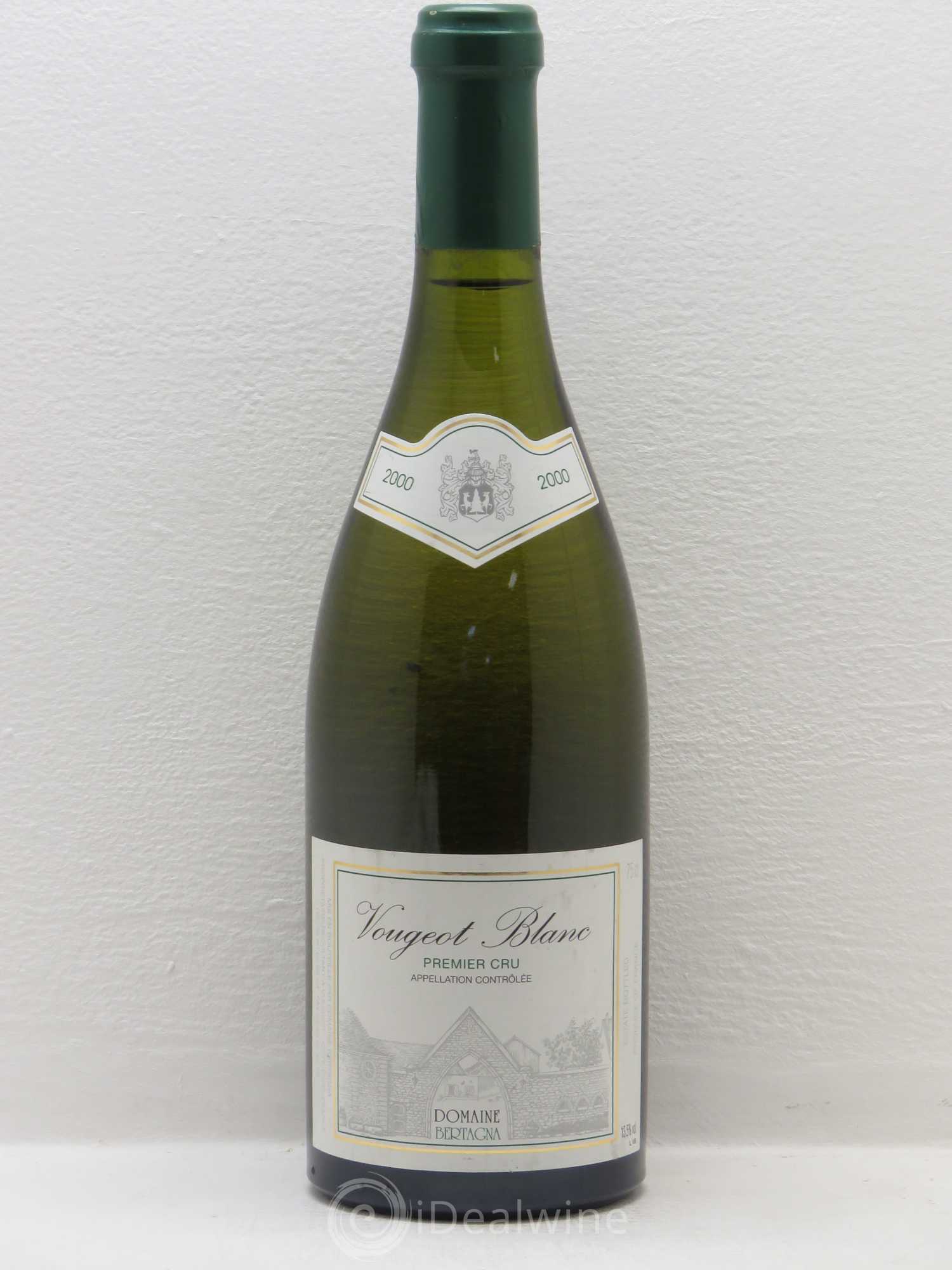 Vougeot 1er Cru Domaine Bertagna 2000 - Posten von 1 Flasche - 0