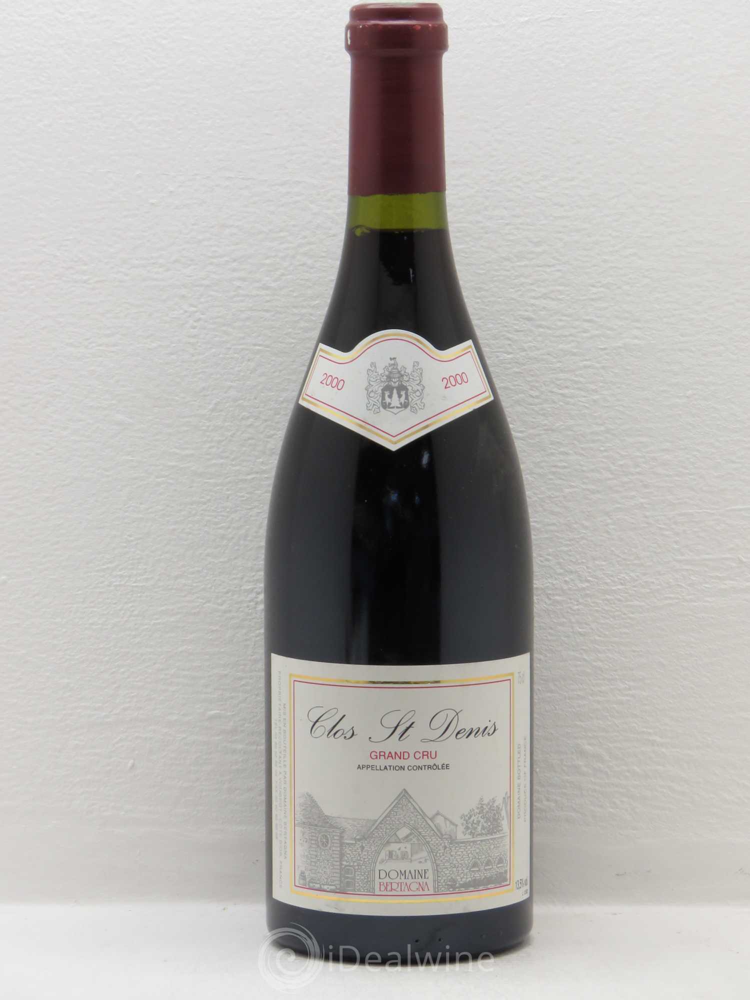 Clos Saint-Denis Grand Cru Bertagna 2000 - Lot de 1 bouteille - 0