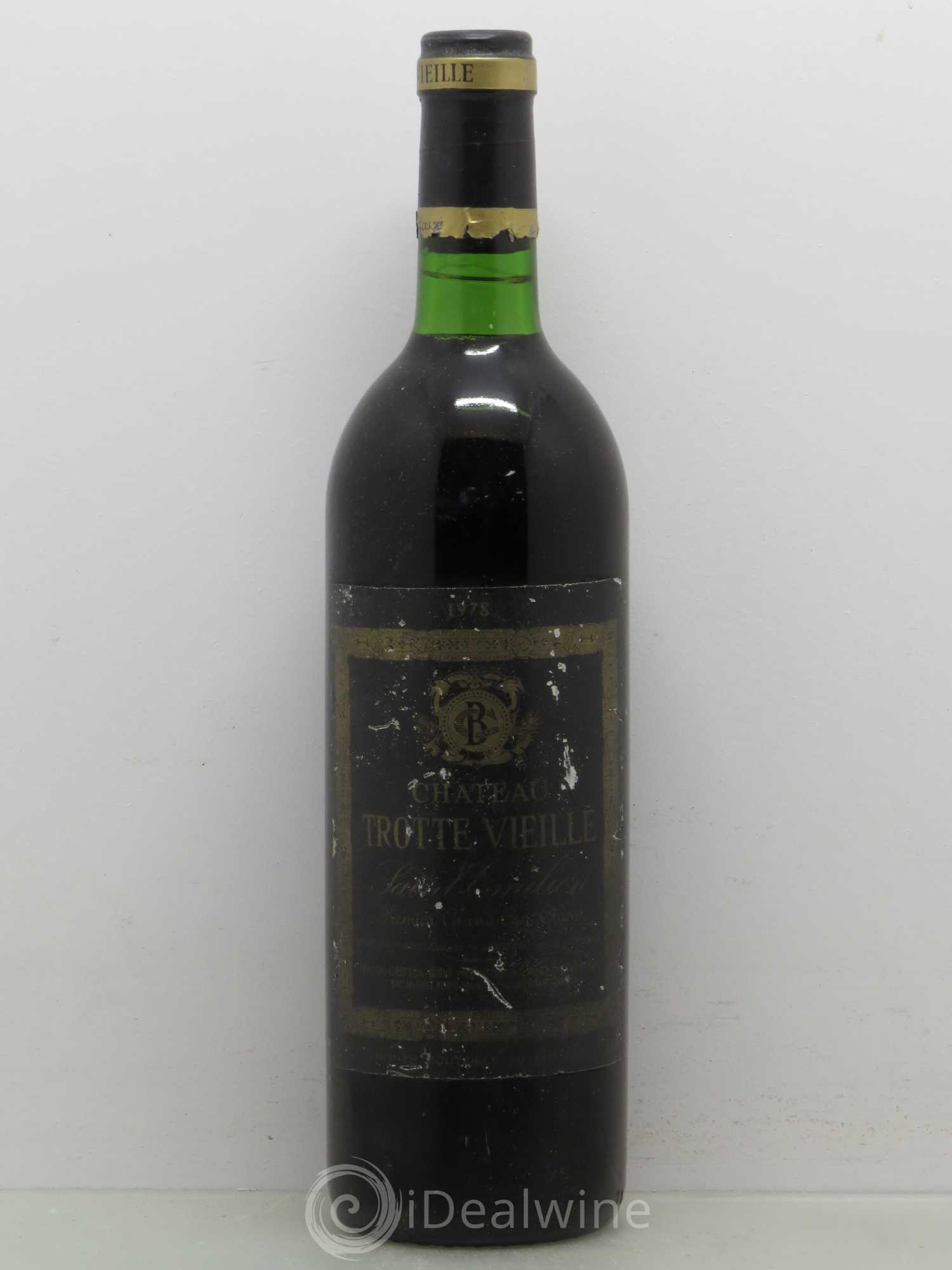 Château Trotte Vieille 1er Grand Cru Classé B 1978 - Lot de 1 bouteille - 0