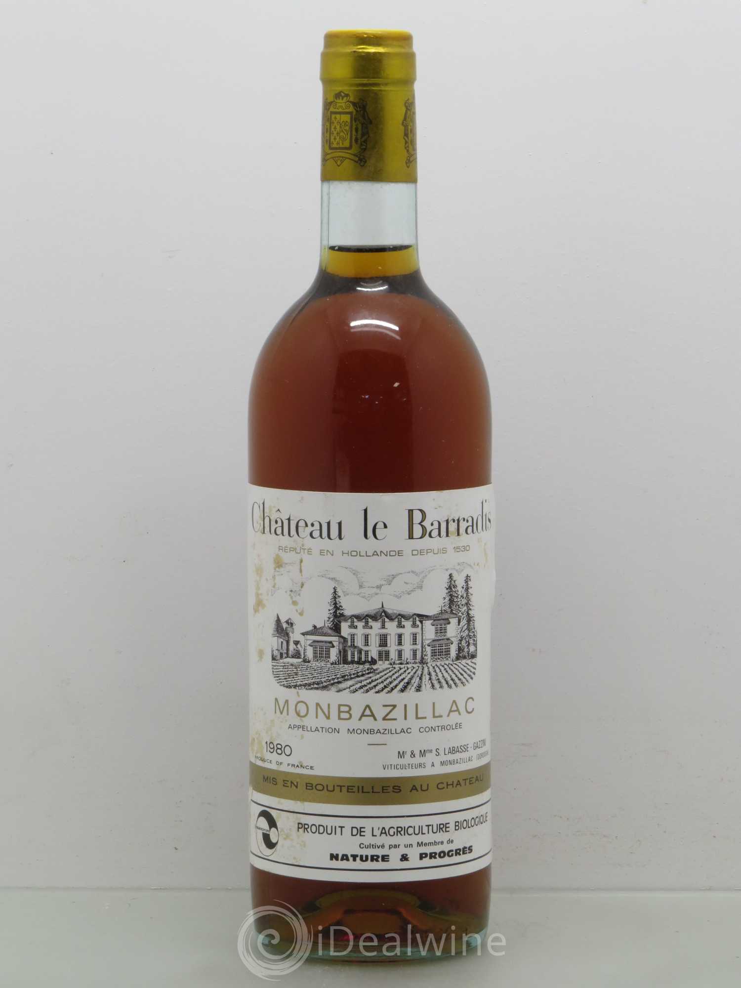 Monbazillac Château Le Barradis 1980 - Lotto di 1 bottiglia - 0