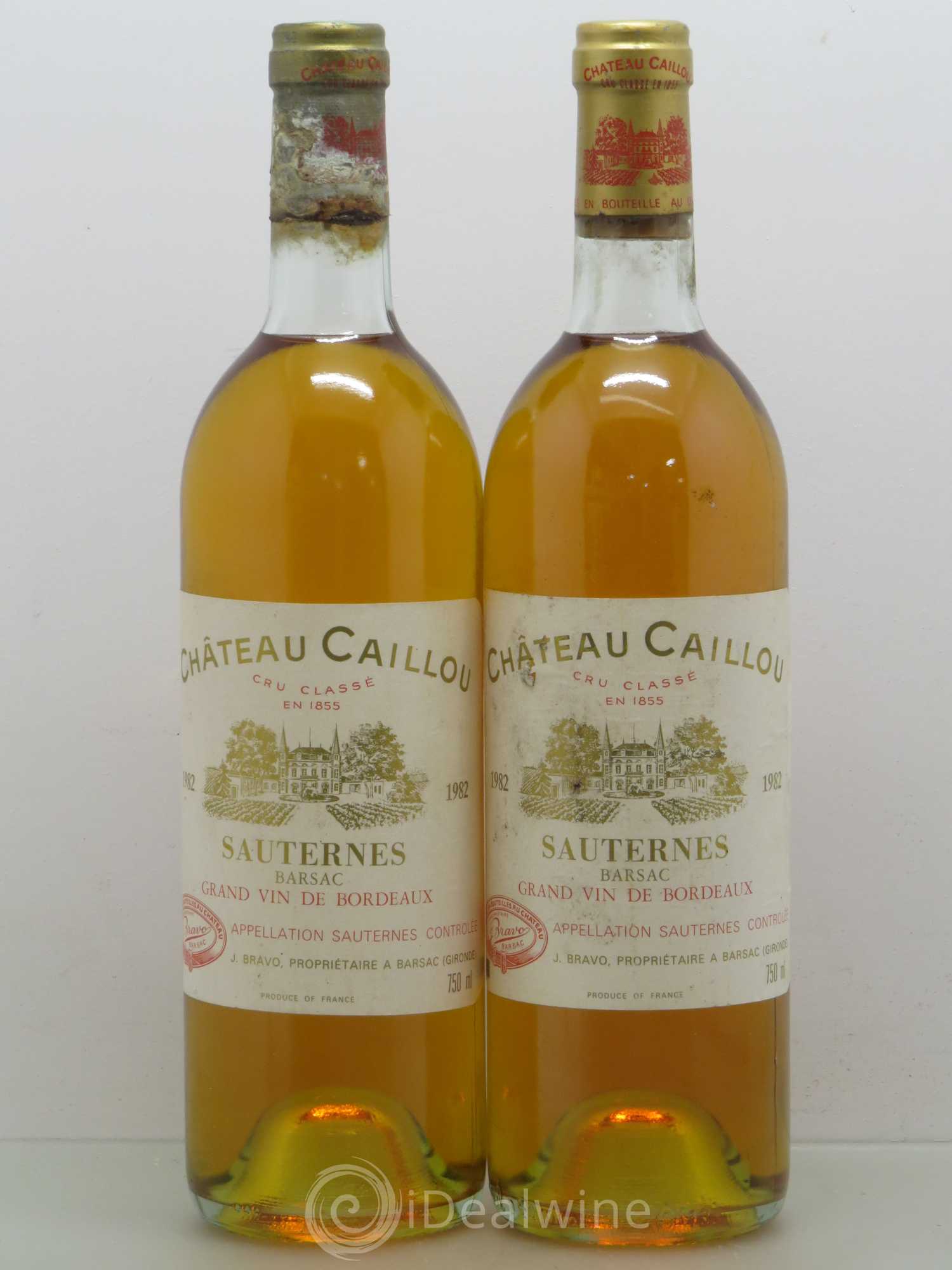 Château du Caillou 1982 - Lot de 2 bouteilles - 0