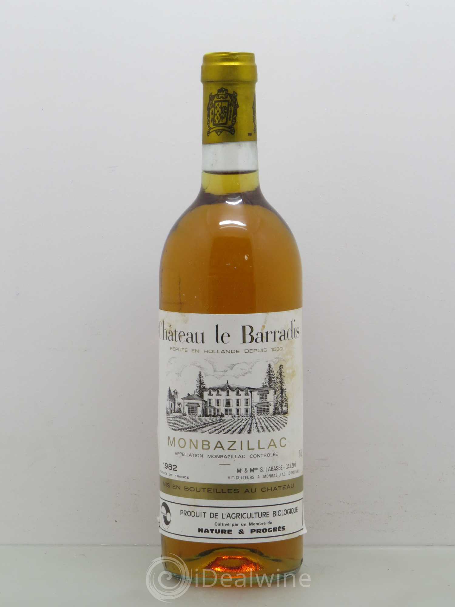 Monbazillac Château Le Barradis 1982 - Lotto di 1 bottiglia - 0