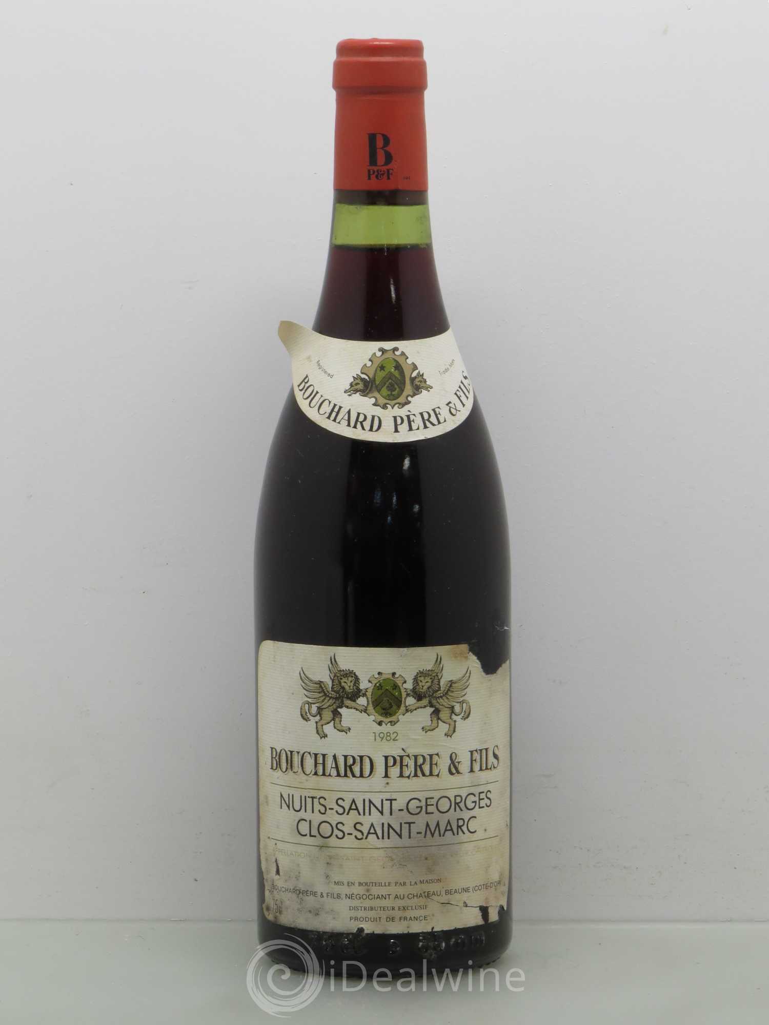 Nuits-Saint-Georges Clos Saint Marc Bouchard 1982 - Posten von 1 Flasche - 0