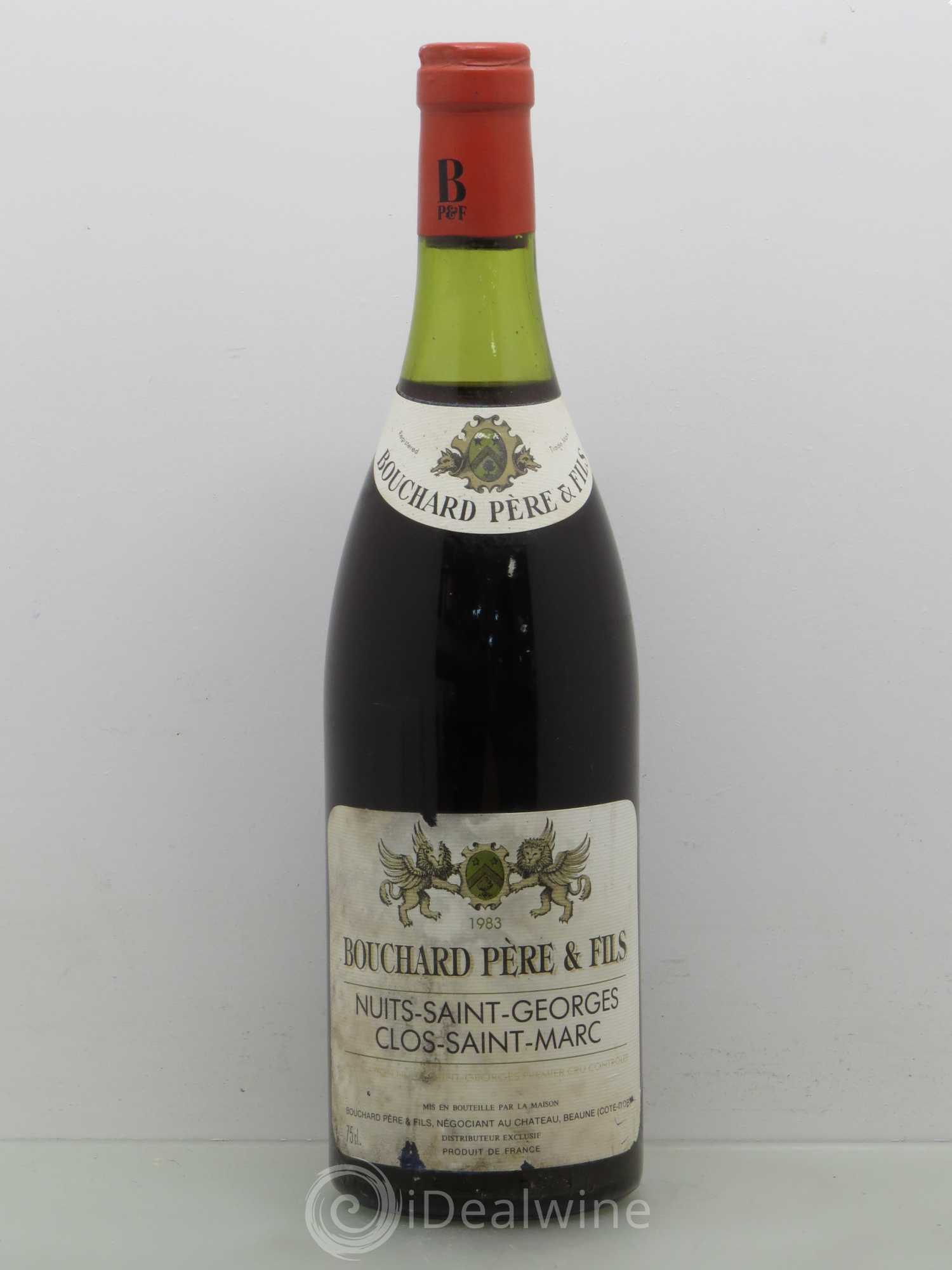 Nuits-Saint-Georges Clos Saint Marc Bouchard 1983 - Posten von 1 Flasche - 0