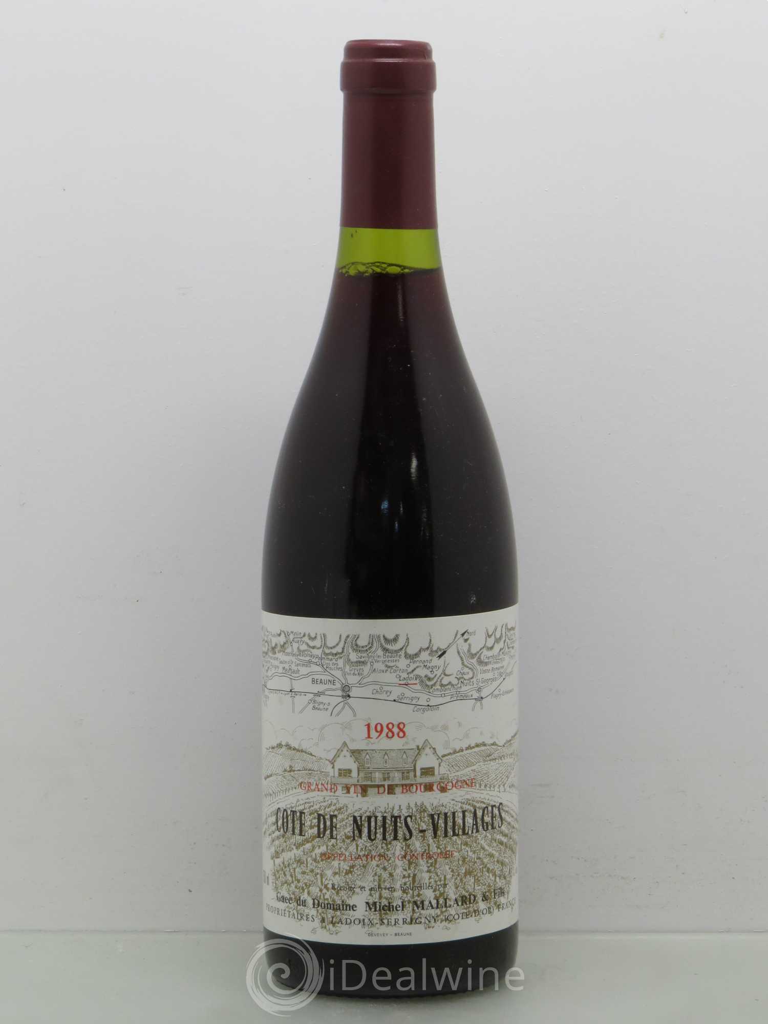 Côte de Nuits-Villages Michel Mallard 1988 - Lot de 1 bouteille - 0