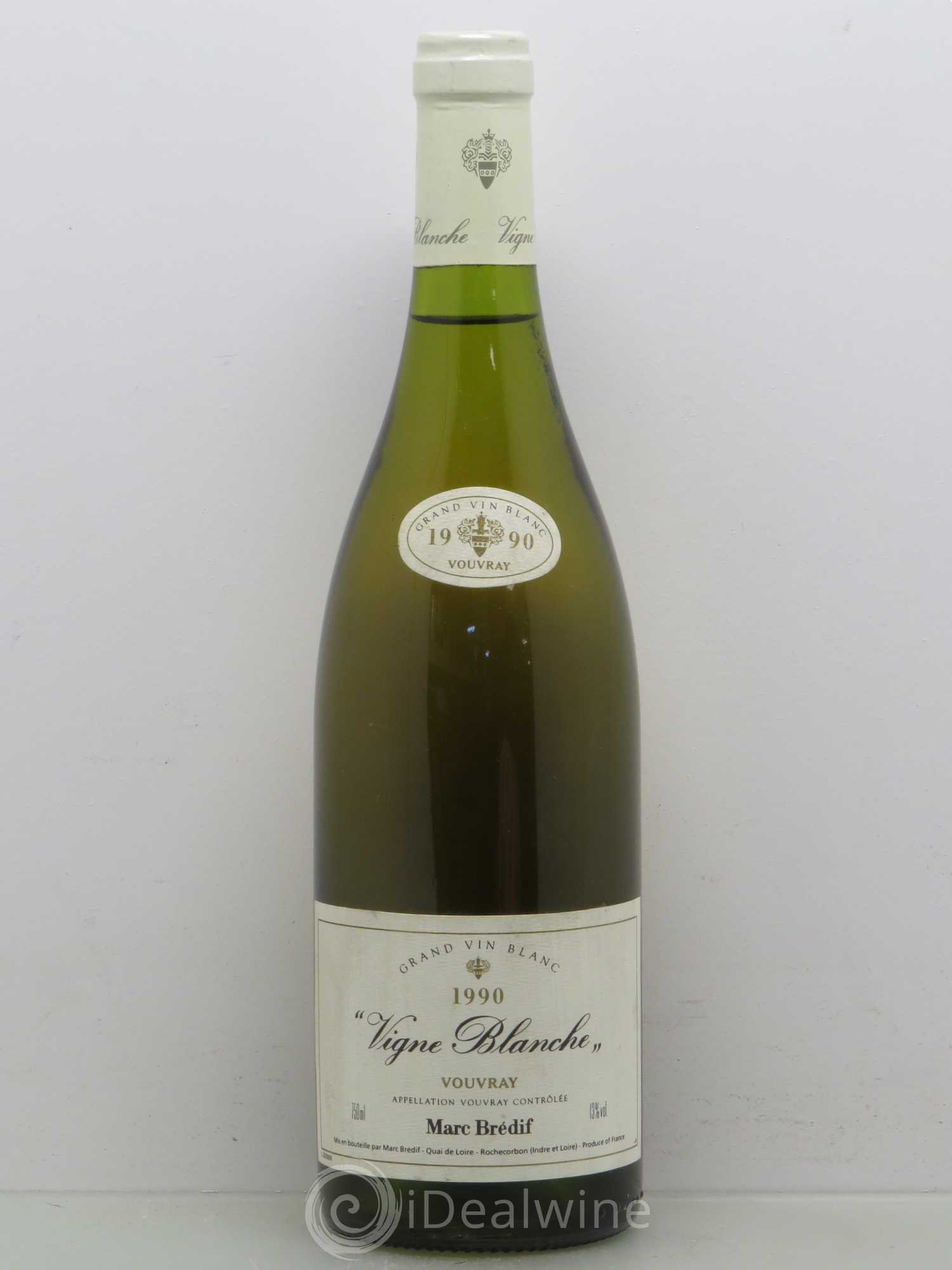 Vouvray Vignes Blanches Marc Bredif 1990 - Posten von 1 Flasche - 0
