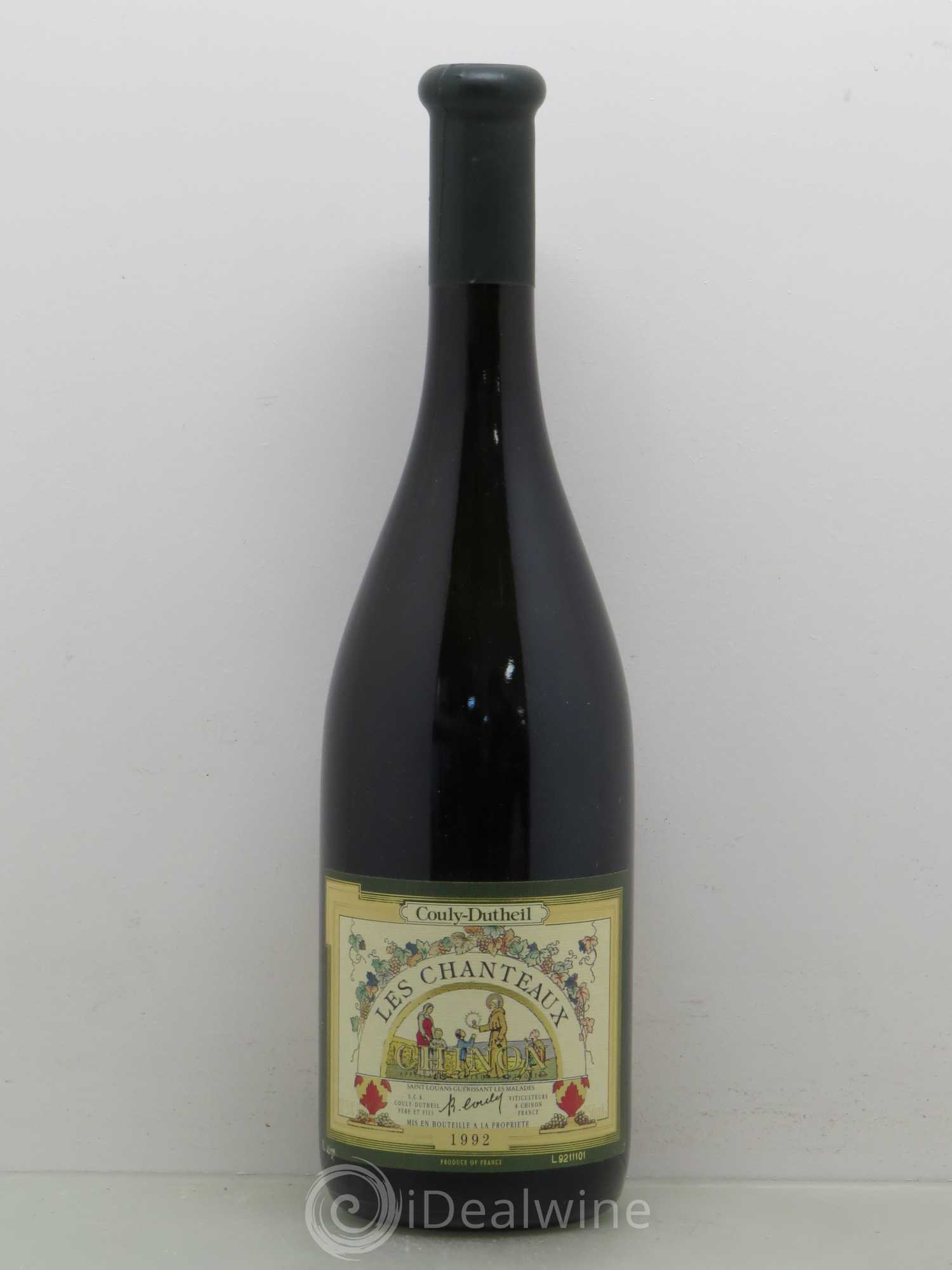 Chinon Chinon - Les Chanteaux Couly Dutheil 1992 - Posten von 1 Flasche - 0
