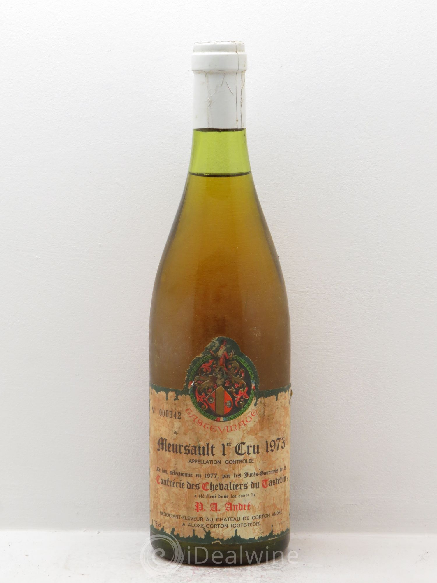 Meursault 1er Cru Tastevin Pierre André 1973 - Posten von 1 Flasche - 0