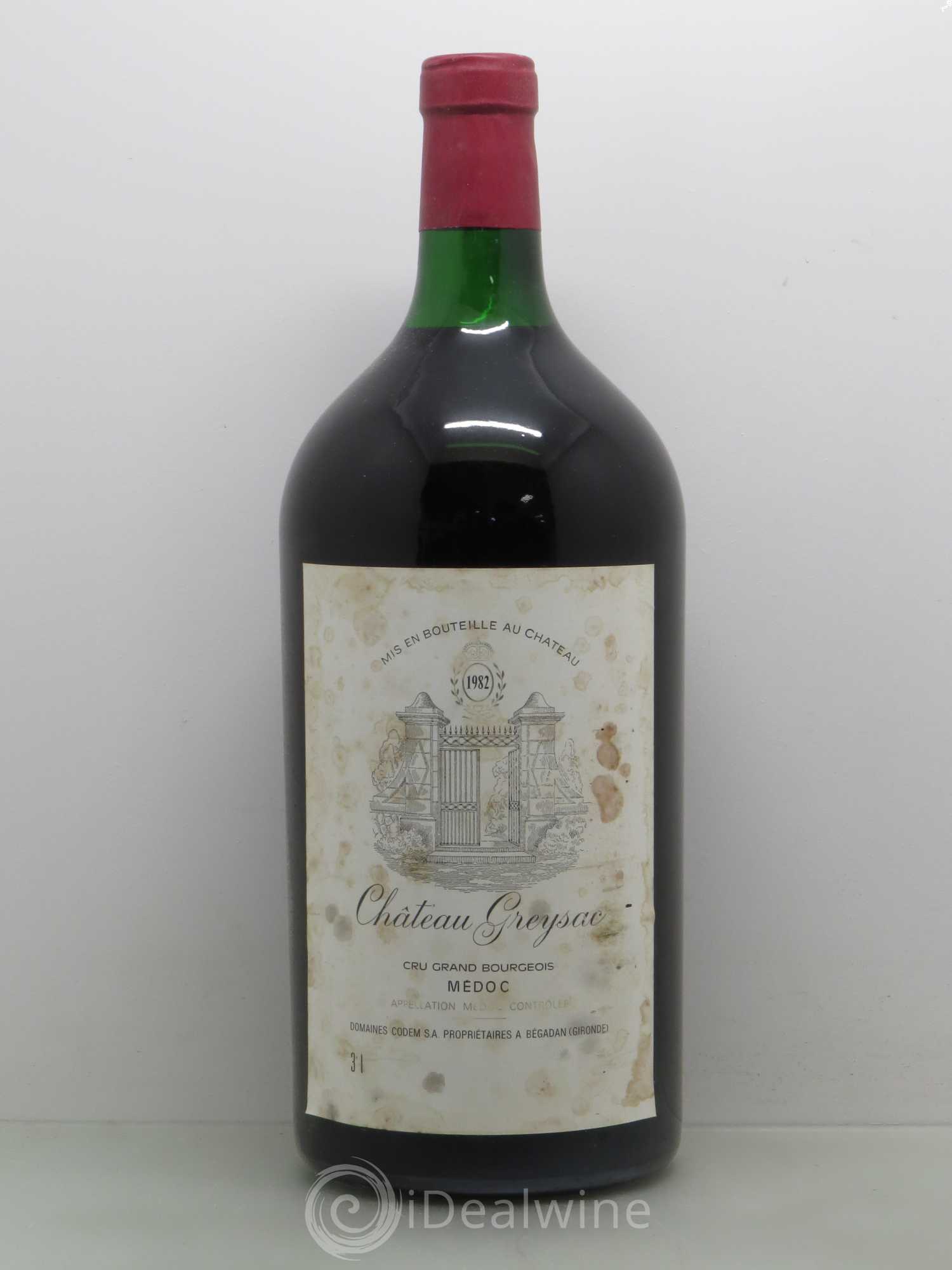 Château Greysac Cru Bourgeois 1982 - Lot de 1 double magnum - 0
