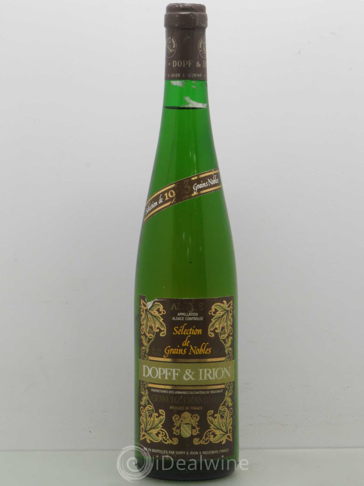 Gewurztraminer Sélection de Grains Nobles Dopff & Irion 1983 - Posten von 1 Flasche - 0
