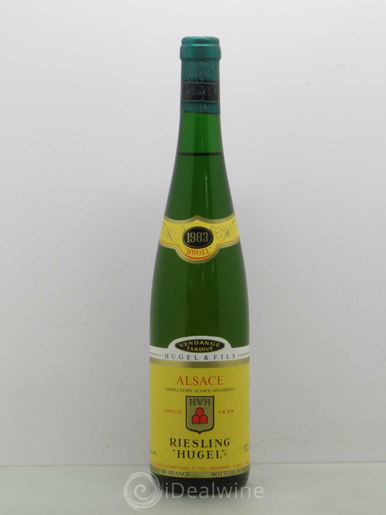 Riesling Vendanges Tardives Hugel (Domaine) 1983 - Lotto di 1 bottiglia - 0