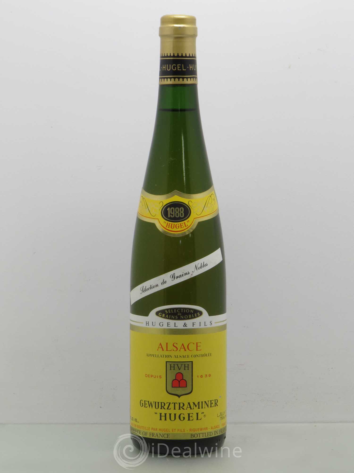 Gewurztraminer Sélection de Grains Nobles Hugel (Domaine) (senza prezzo di riserva) 1988 - Lotto di 1 bottiglia - 0