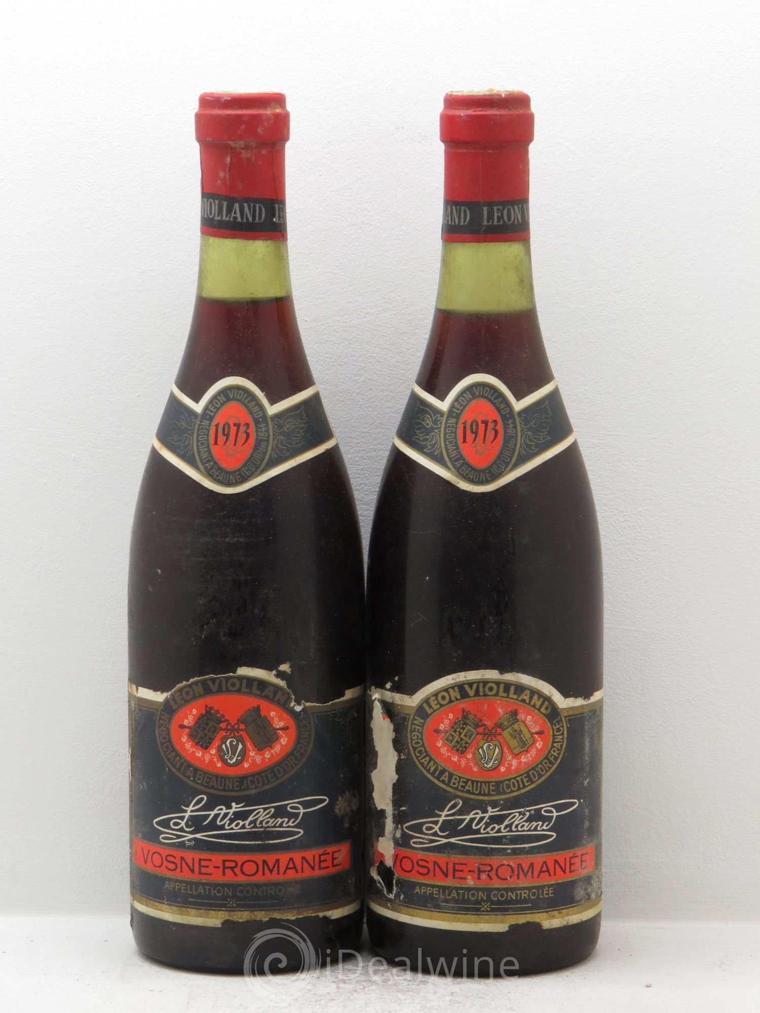 Vosne-Romanée Léon Violland 1973 - Lot de 2 bouteilles - 0