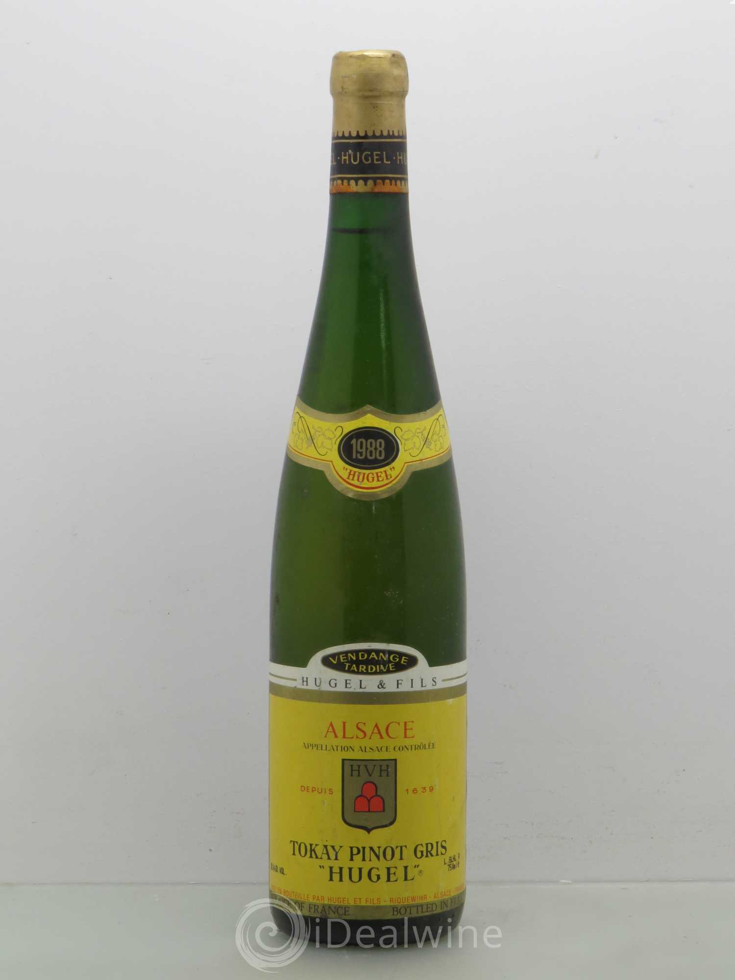 Pinot Gris Hugel Vendange Tardive Jean Hugel (sans prix de réserve) 1988 - Posten von 1 Flasche - 0