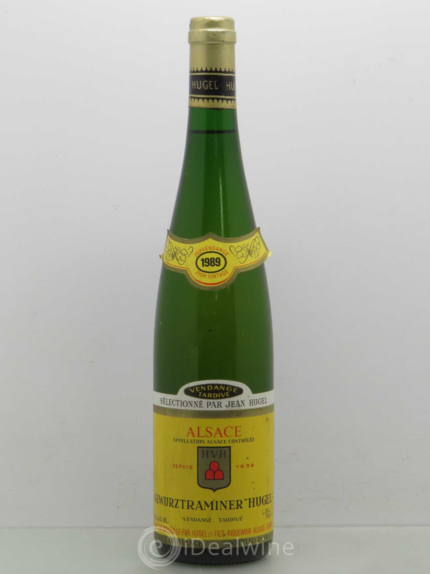 Gewurztraminer Vendanges Tardives Hugel (Domaine) (senza prezzo di riserva) 1989 - Lotto di 1 bottiglia - 0