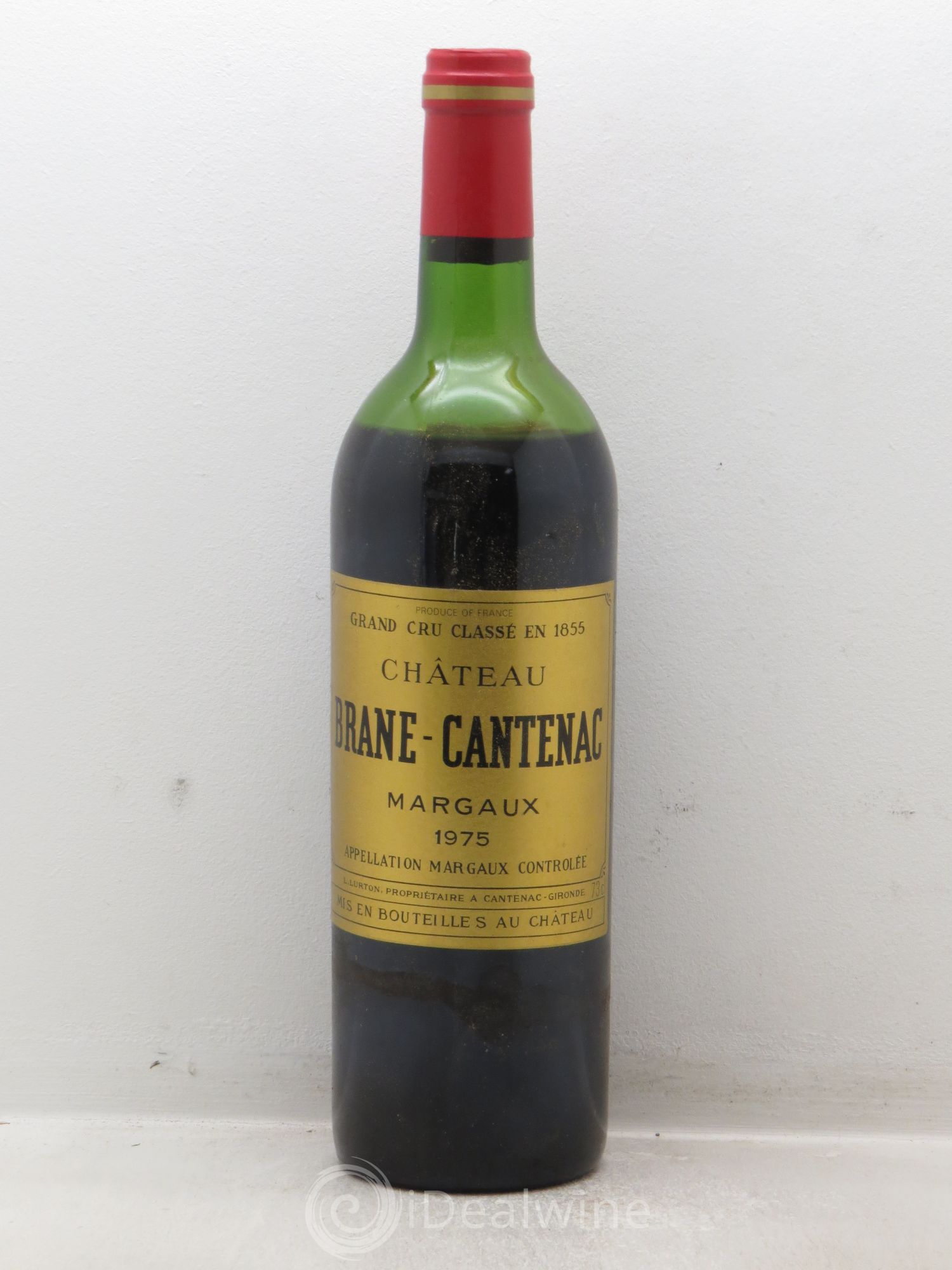 Château Brane Cantenac 2ème Grand Cru Classé 1975 - Lot de 1 bouteille - 0
